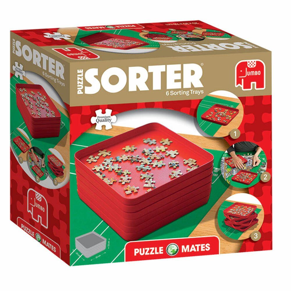 Jumbo Spiele Puzzle-Sortierschale Puzzle Mates - Sortierfächer