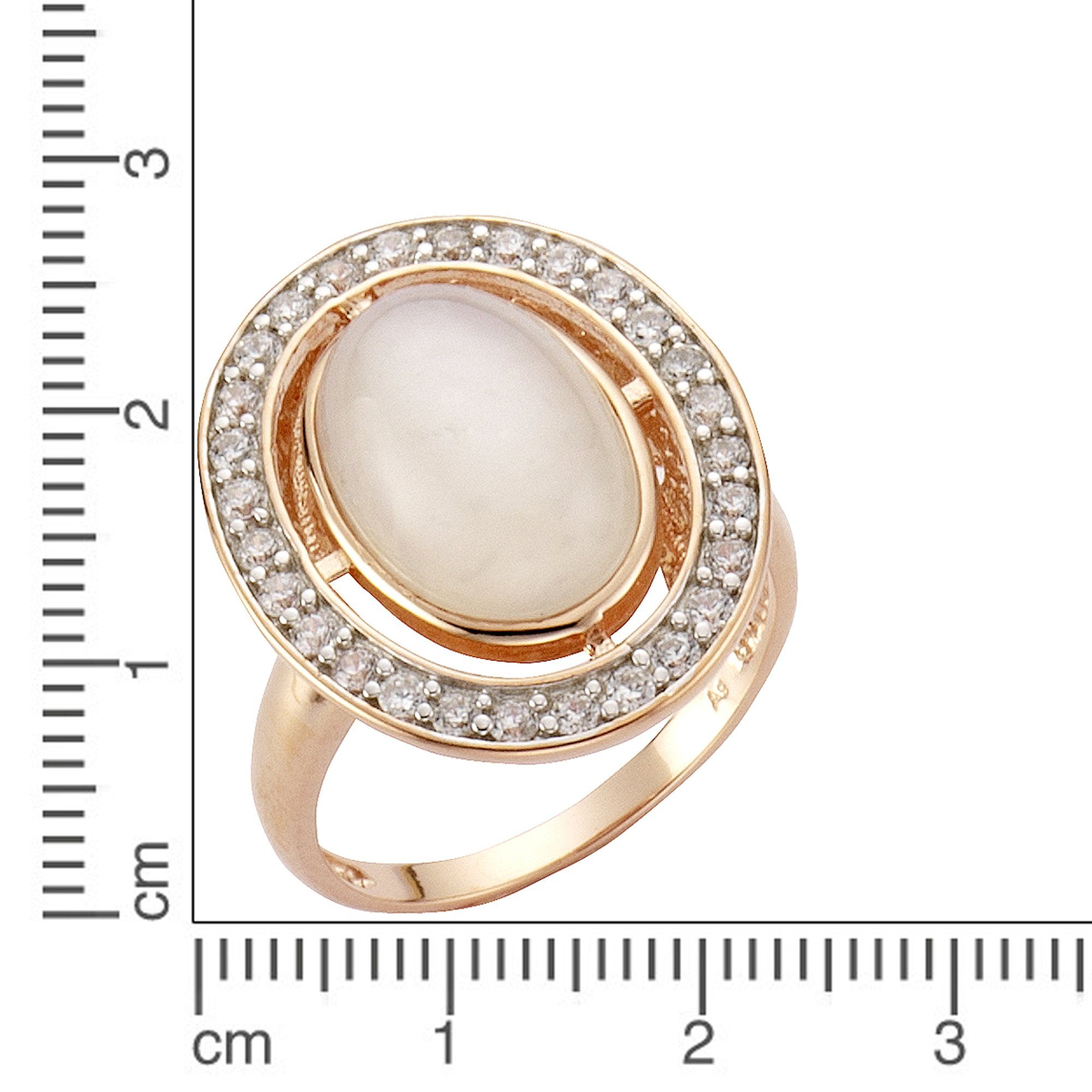 Zeeme Fingerring Silber 925 rosé vergoldet günstig online kaufen