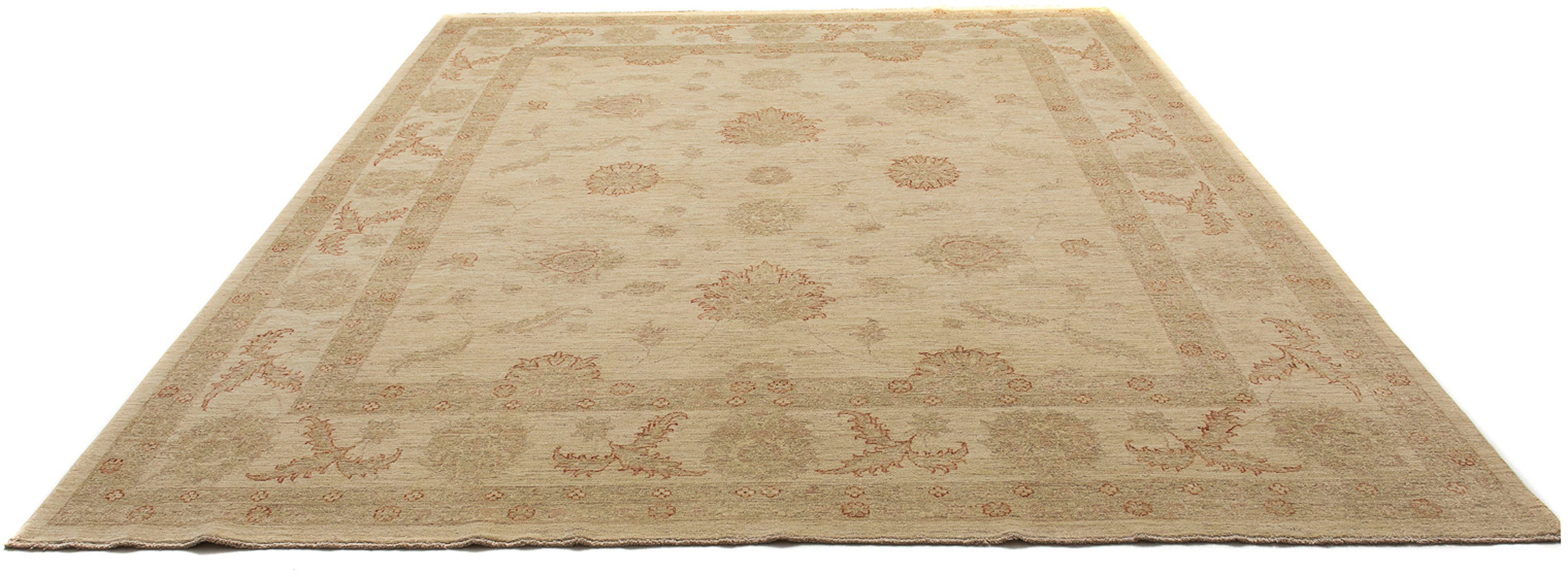 Orientteppich Ziegler - 300 x 239 cm - hellbraun, morgenland, rechteckig, Höhe: 6 mm, Wohnzimmer, Handgeknüpft, Einzelstück mit Zertifikat
