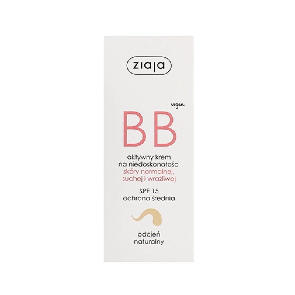 Ziaja Getönte Gesichtscreme BB Cream Normal and Dry Haut Natural 50ml - SPF15