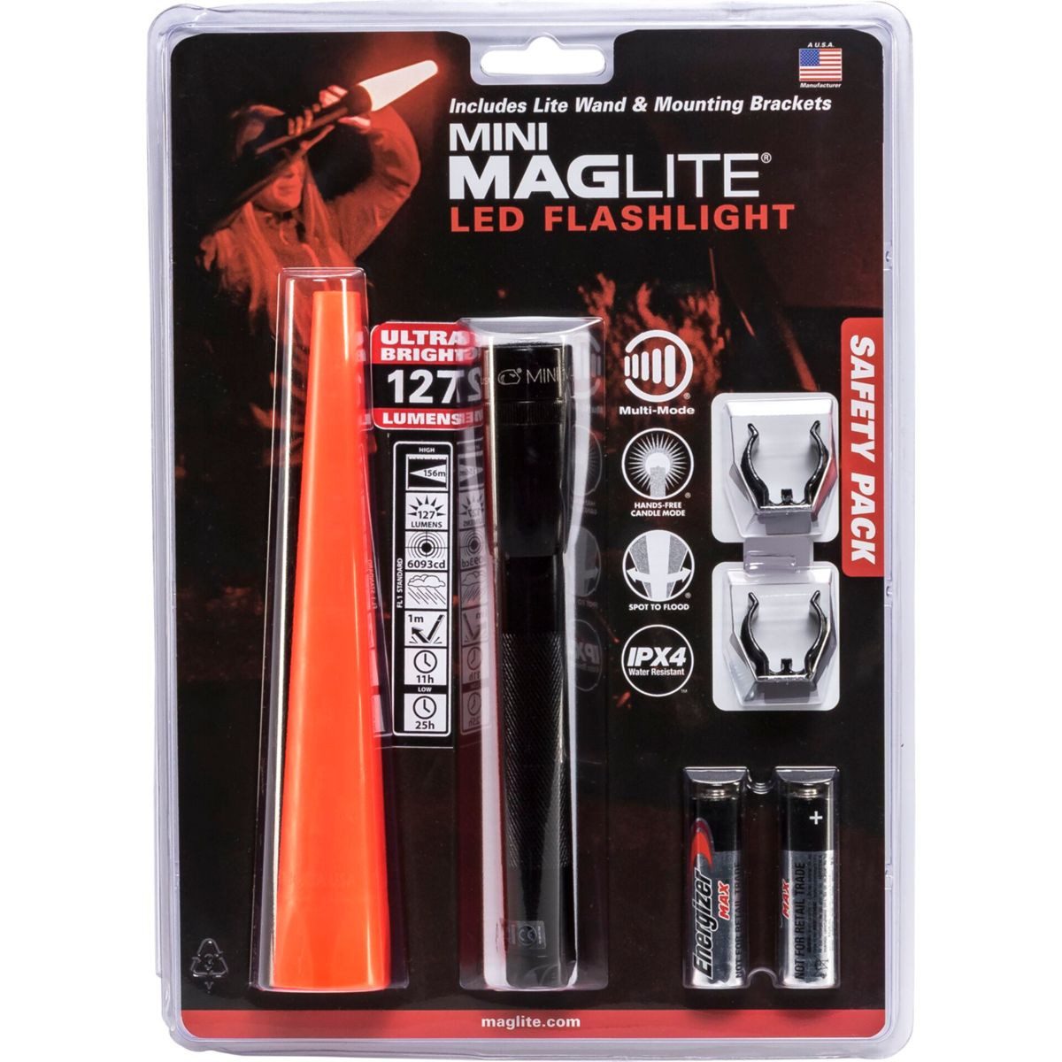 MAGLITE Taschenlampe Mini-LED 2AA Sicherheitslampe