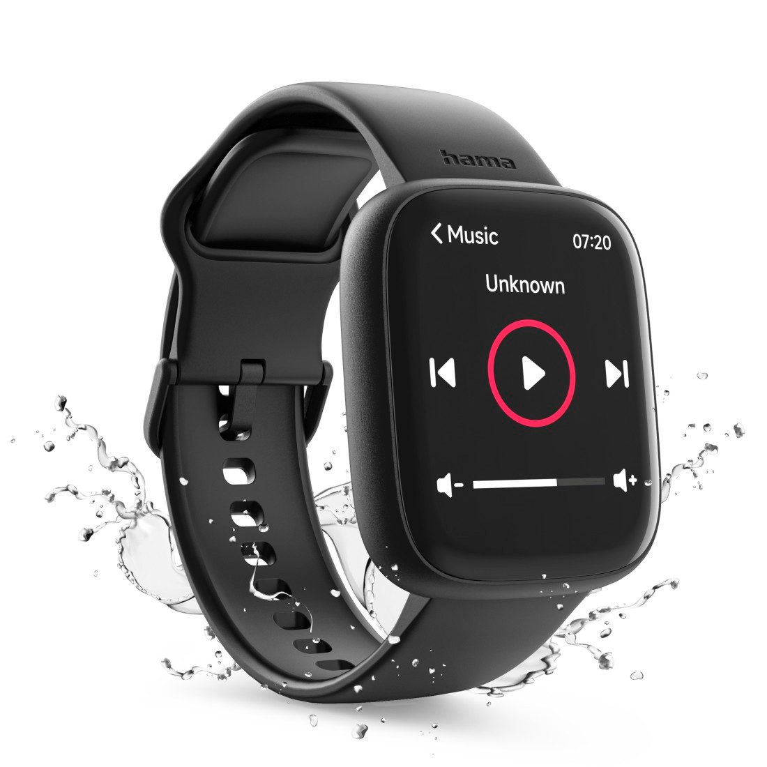 Hama Smartwatch 46 mm (Telefonfunktion, WhatsApp, E-Mail etc., wasserdicht) Smartwatch (4,19 cm/1,65 Zoll)