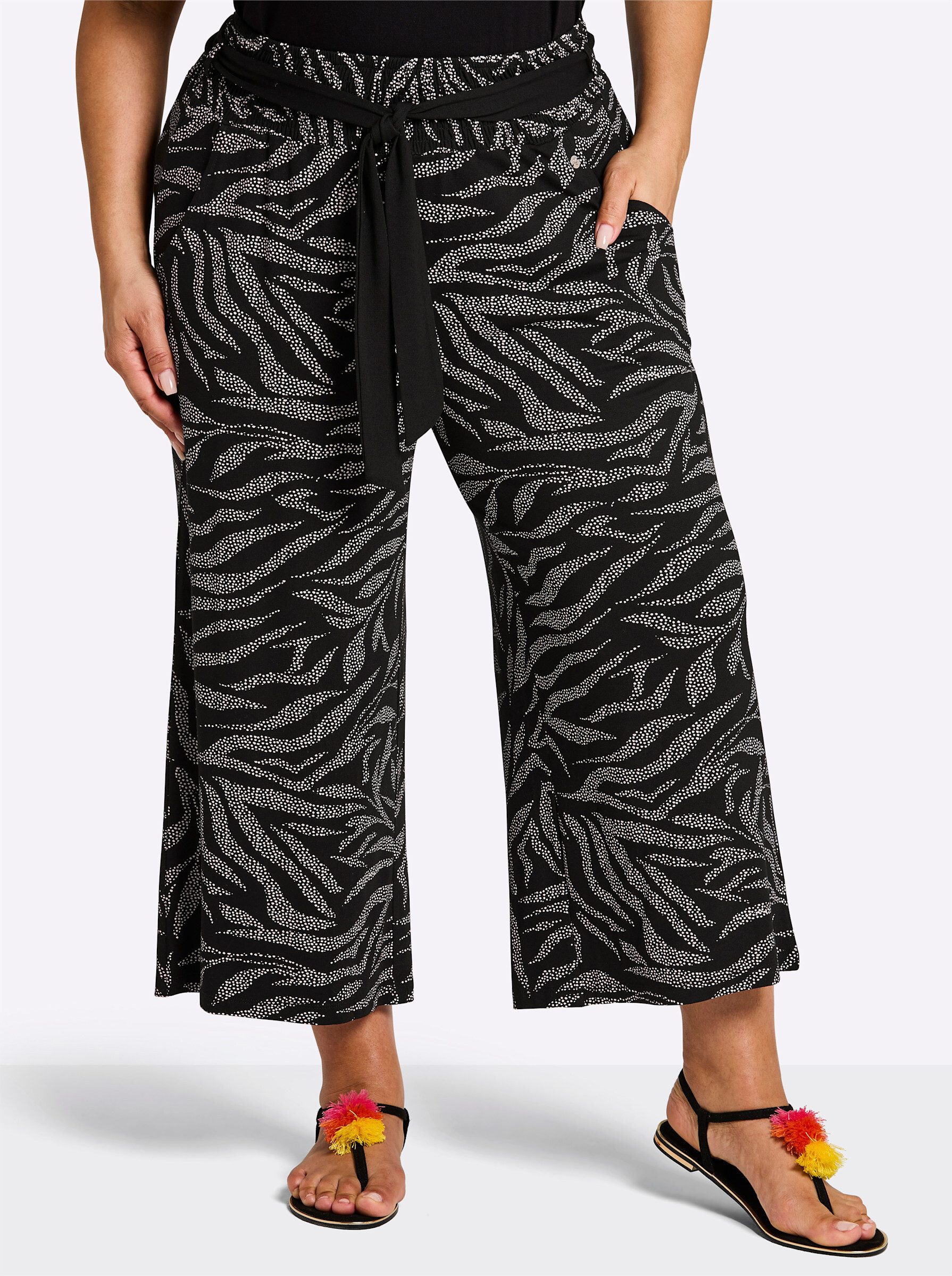 Sheego Jerseyhose 3/4-Schlupfhose normal günstig online kaufen