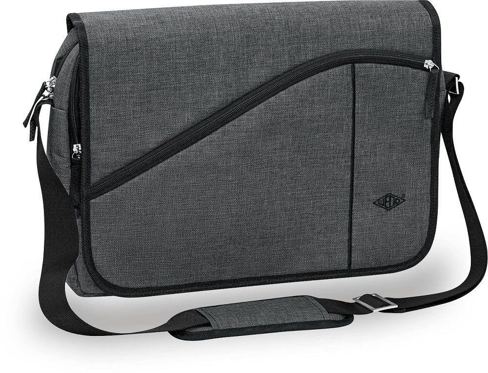 WEDO Einkaufsbeutel WEDO® 59 COLLEGE Messenger Bag Laptoptasche - grau
