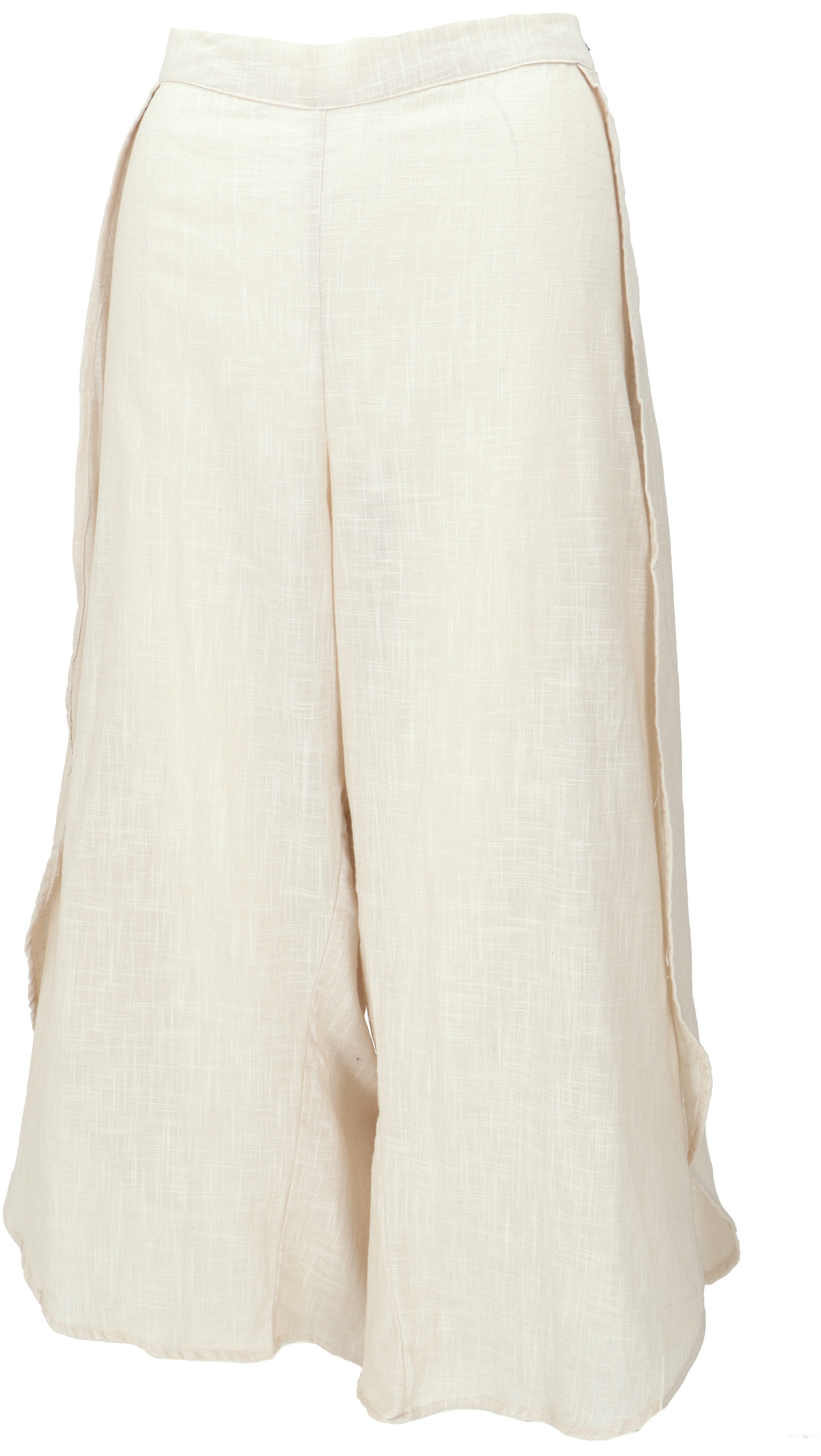 Guru-Shop Relaxhose Palazzohose, Boho Hosenrock, offene Sommerhose.. alternative Bekleidung