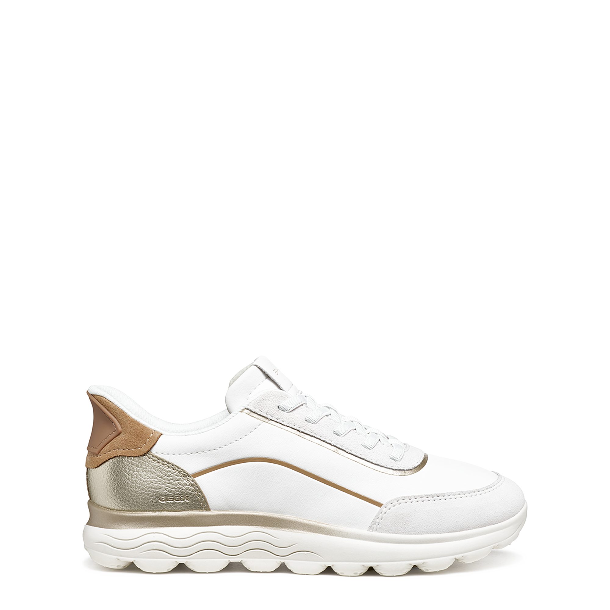 Geox GEOX SPHERICA PLUS, Sneaker, Weiß,kombiniert, Damen Sneaker