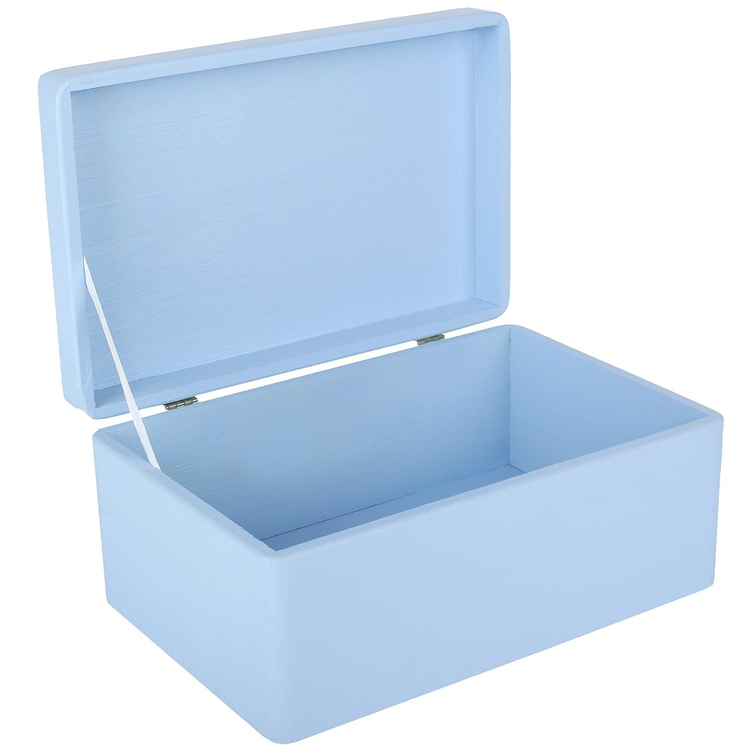 Creative Deco Holzkiste mit Deckel Groß Erinnerungsbox Baby 30 x 20 x 14 cm