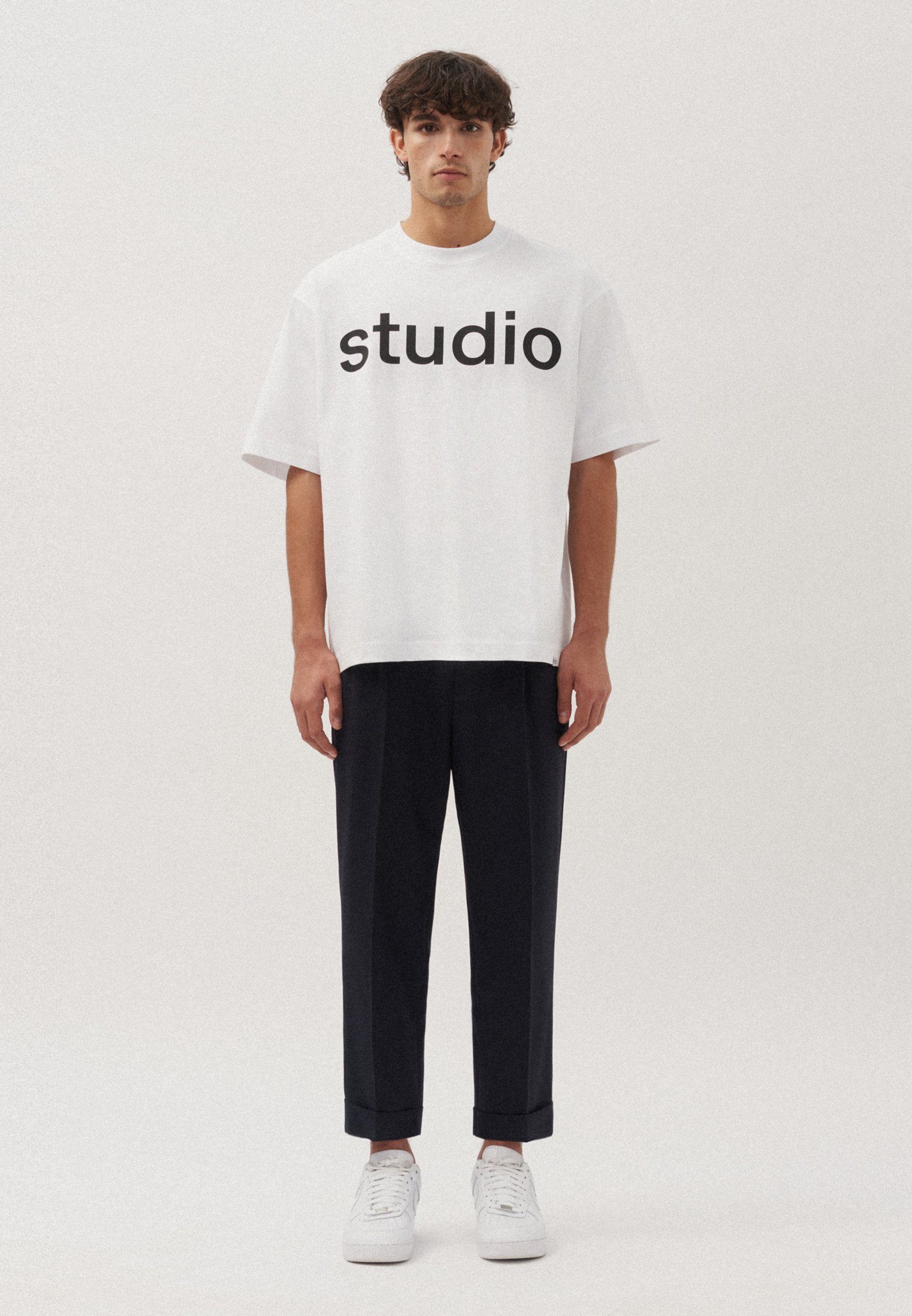 studio seidensticker T-Shirt Studio Kurzarm Rundhals Uni