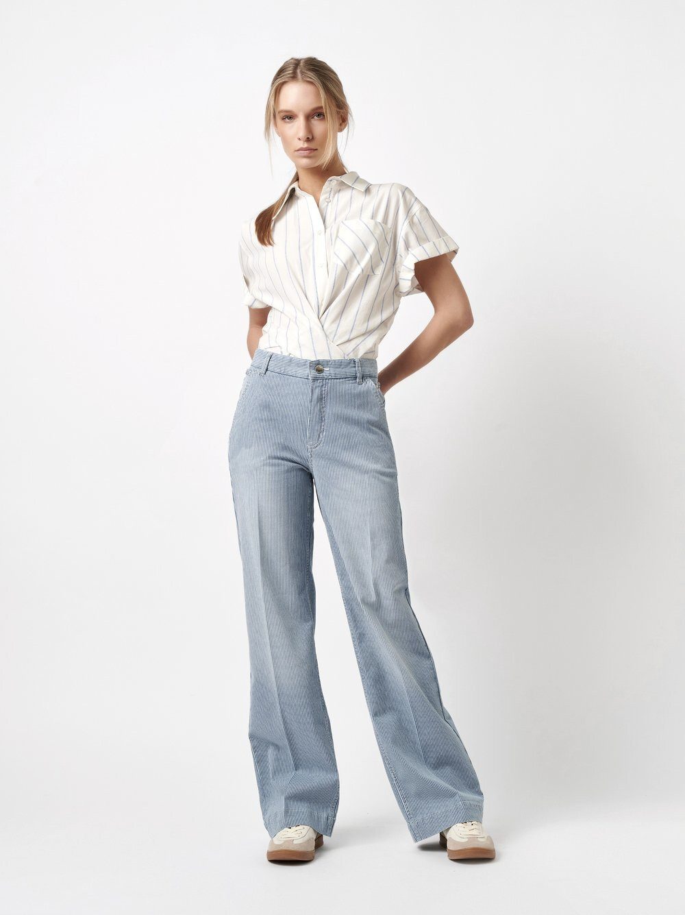 ROSNER Bootcut-Jeans Audrey1_085 mit Streifen günstig online kaufen