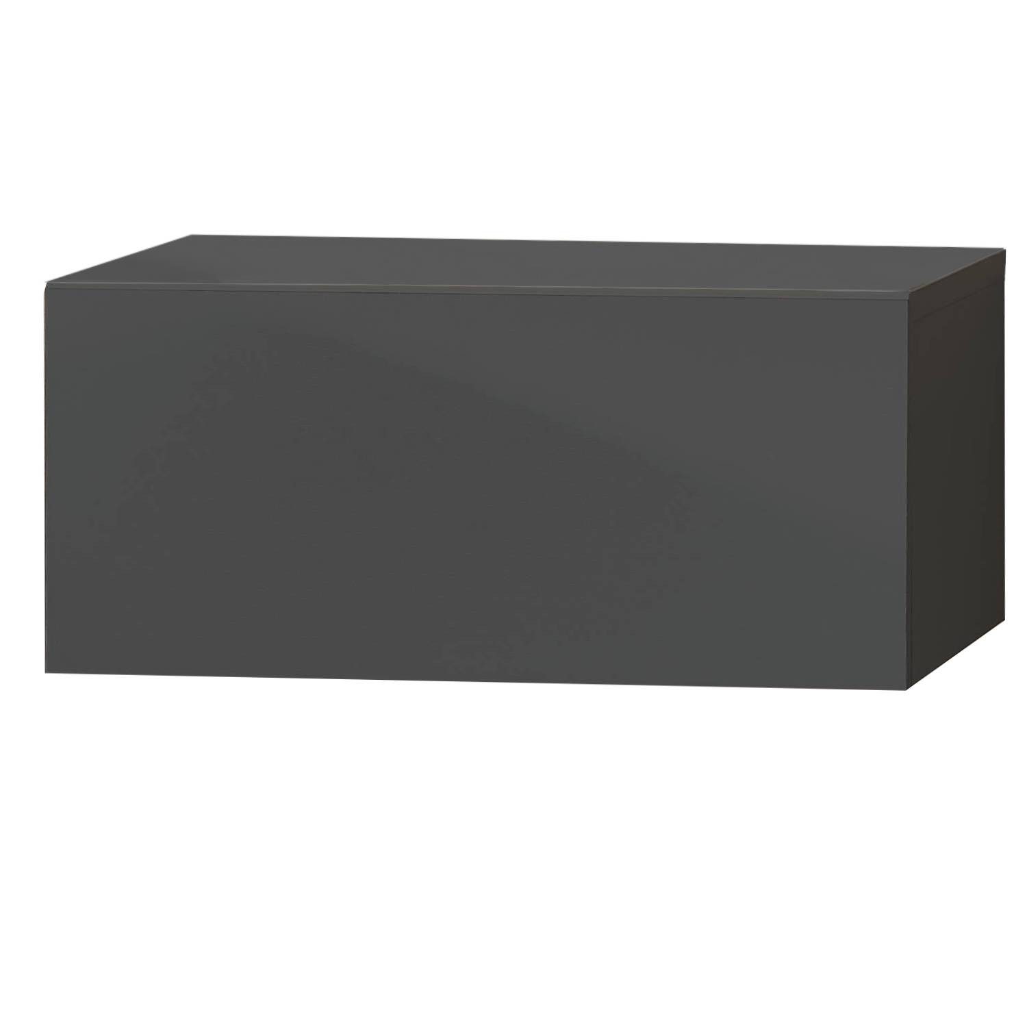 BMG Möbel Nachtschrank Faro 1 (Nachtkonsole) griffloses Design, wandhängend mit Schublade
