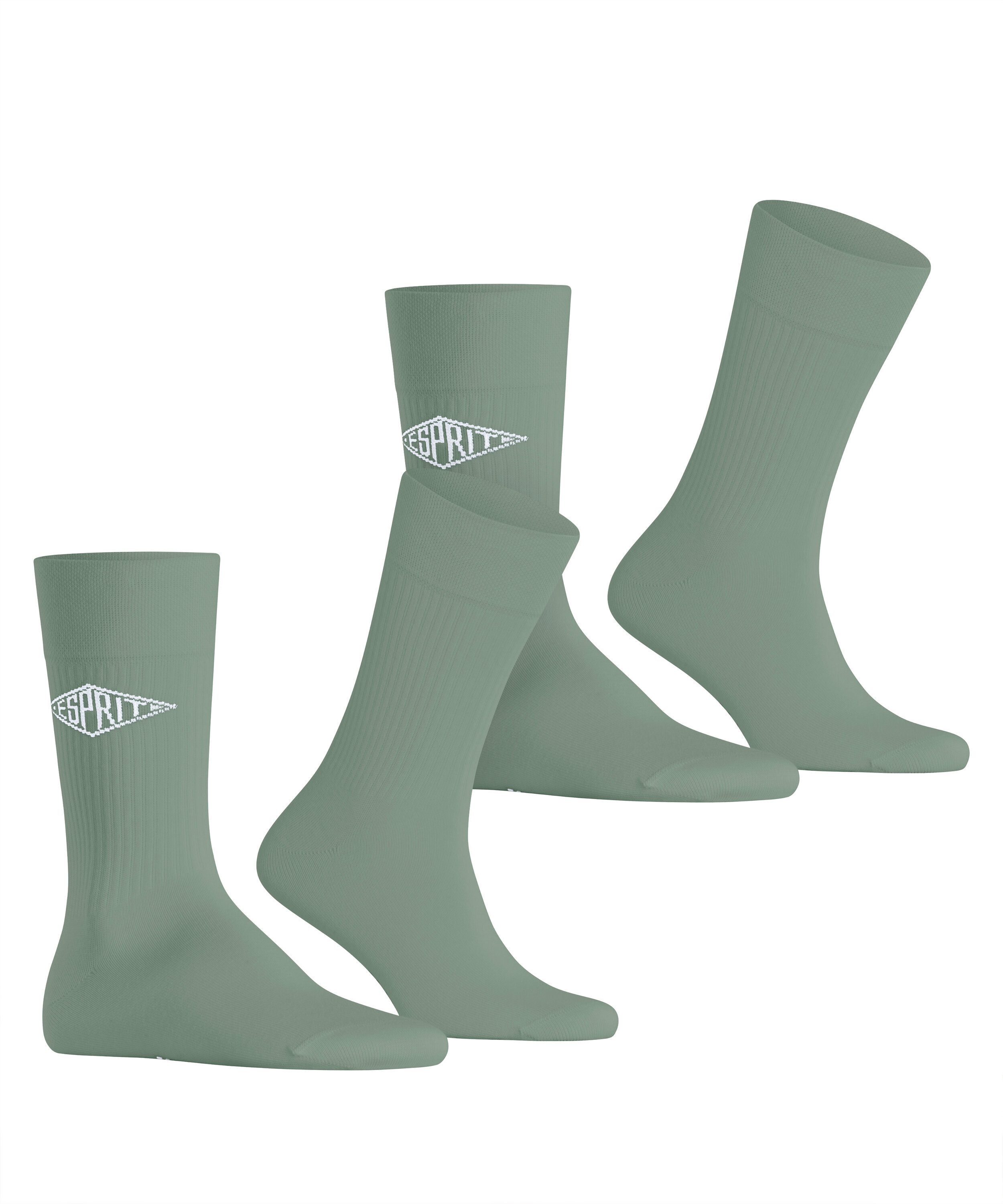 Esprit Socken Unisex Logo 2-Pack Socken (2-Paar)