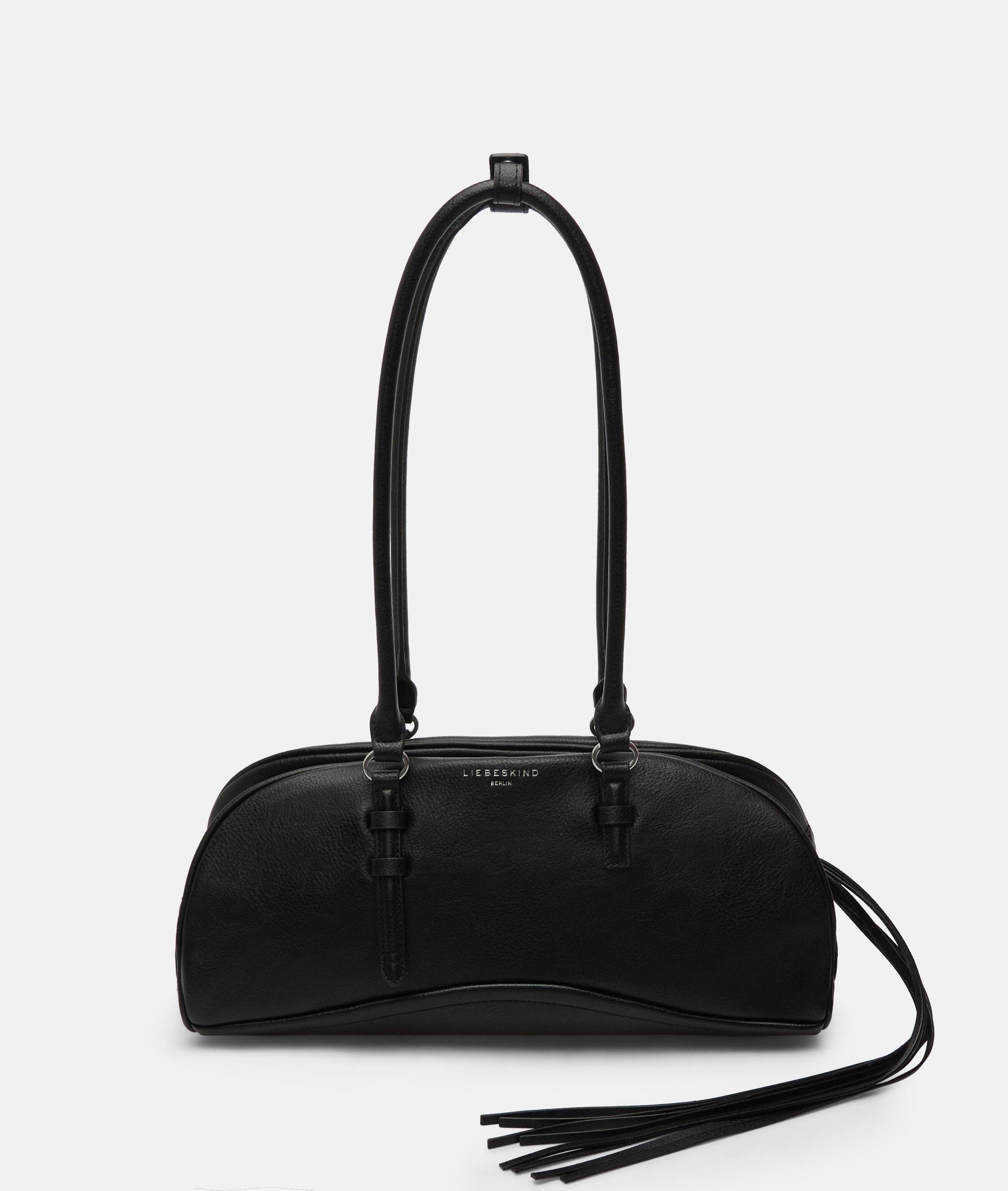 Liebeskind Berlin Schultertasche Frieda Satchel M, Geräumige Schultertasche in Lederoptik mit authentischer Narbung