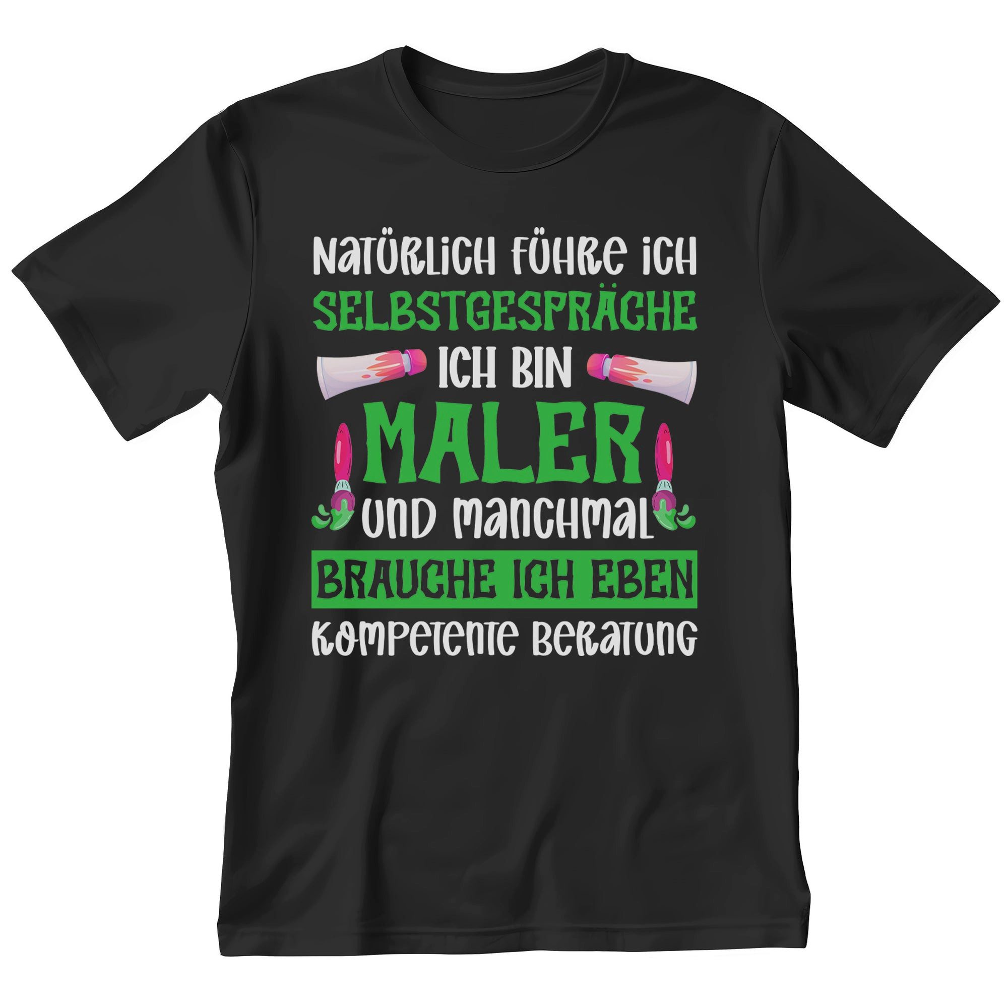 T-Shirt Maler Geschenk Männer Spruch Beruf Ausbildung Abschluss