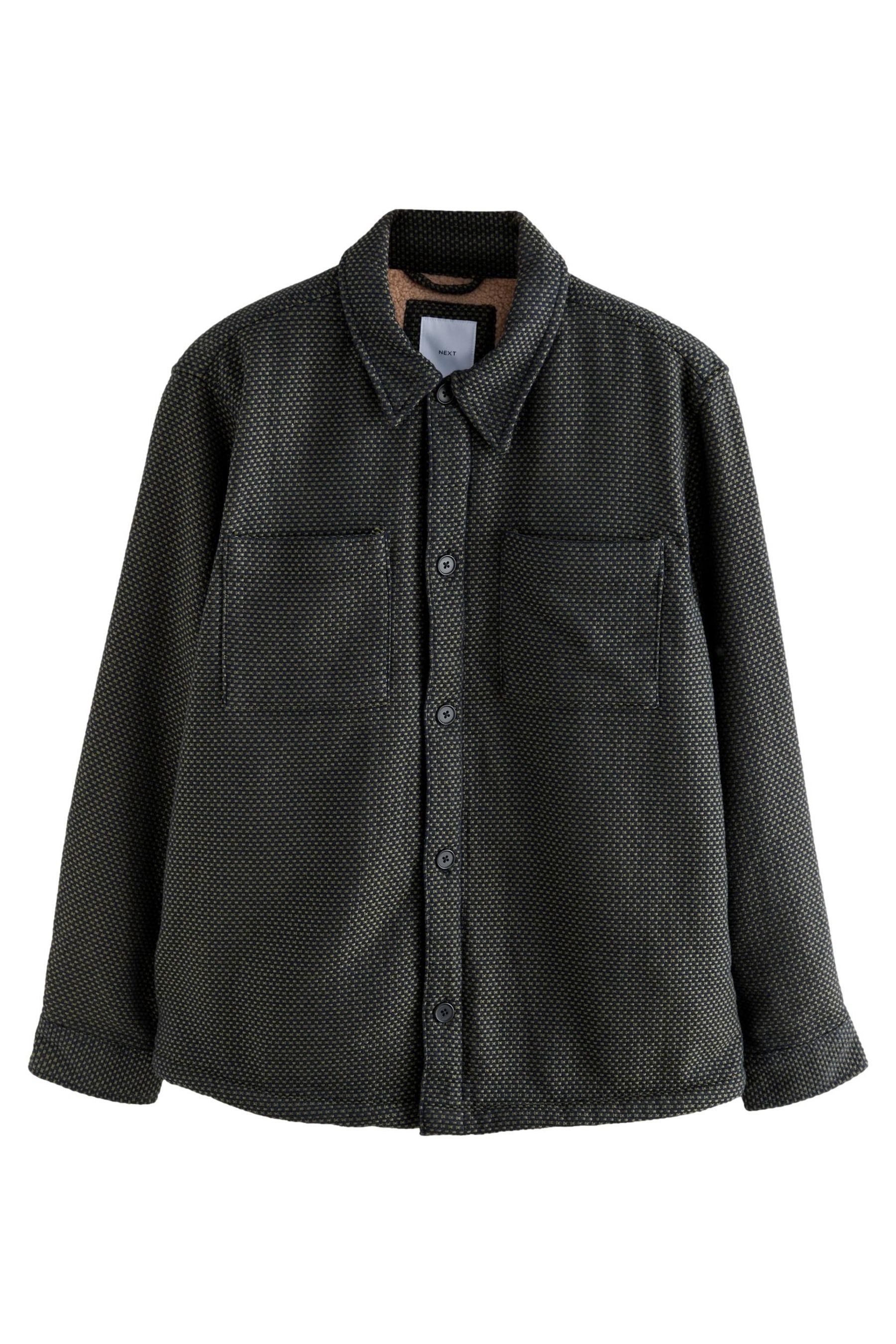 Hemdjacke Strukturierte Hemdjacke mit Futter 100 % Baumwolle