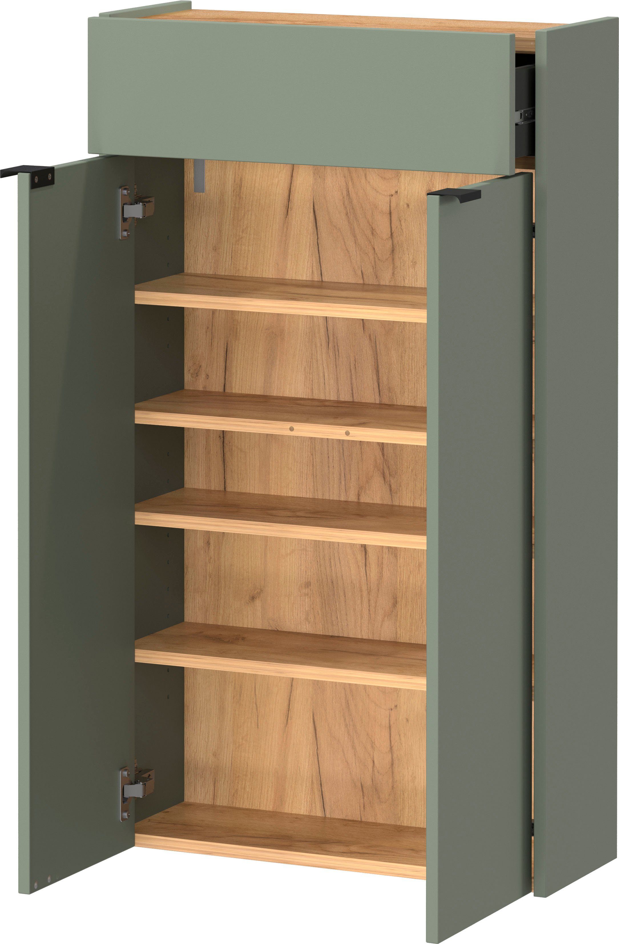 GERMANIA Schuhschrank Ameca (1-St) mit Schubl.,für schmale Flure,Tiefe: 22cm,Soft-close,verstellb. Böden – Bild 4 von 5