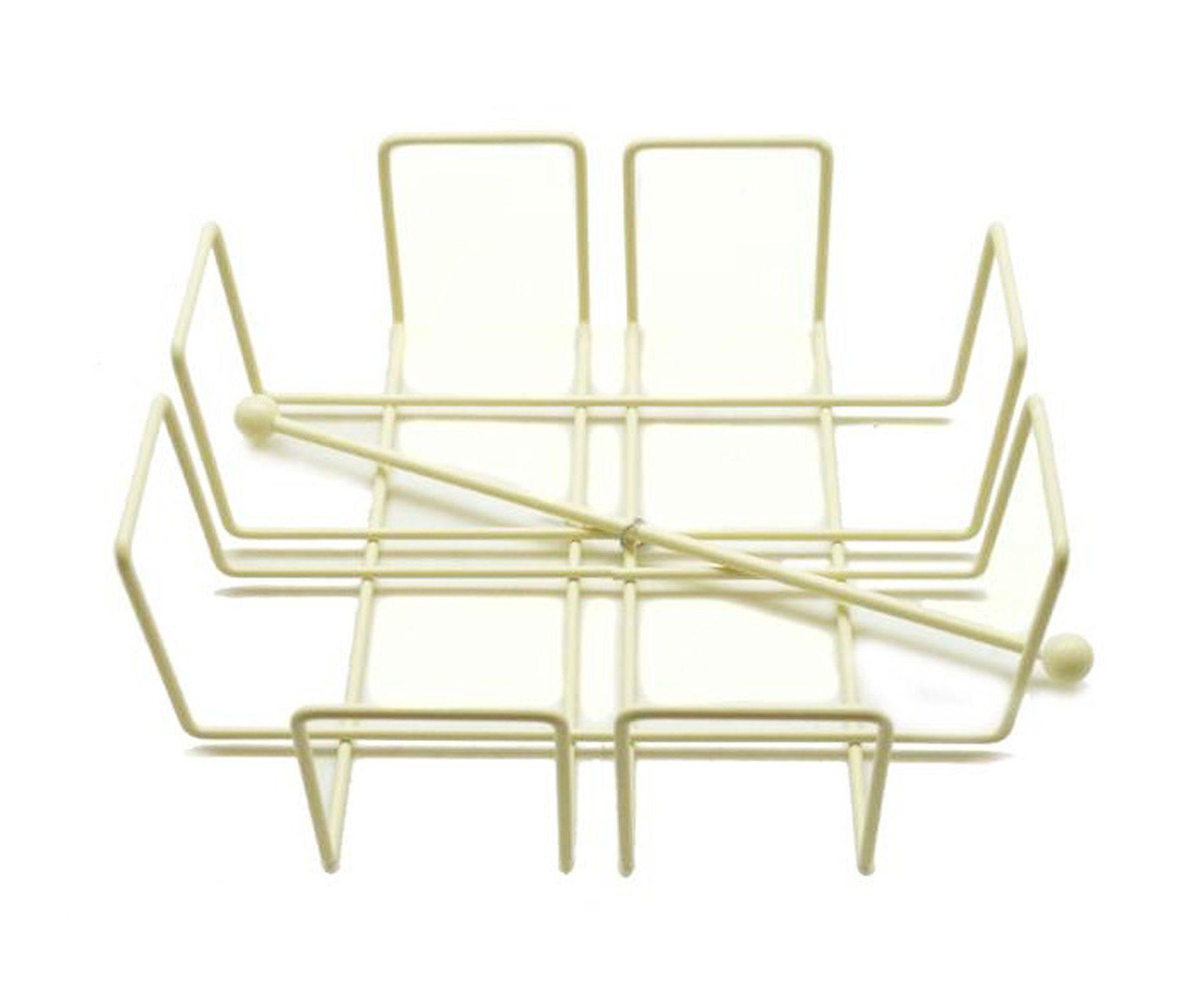 Arte Regal Serviettenhalter SERVIETTENHALTER Cremeweiss Serviettenspender Serviettenständer 08, Serviettenbox 19cm