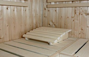 Karibu Sauna Riosa, BxTxH: 259 x 210 x 206 cm, 40 mm, (Set) 9-kW-Ofen mit integrierter Steuerung