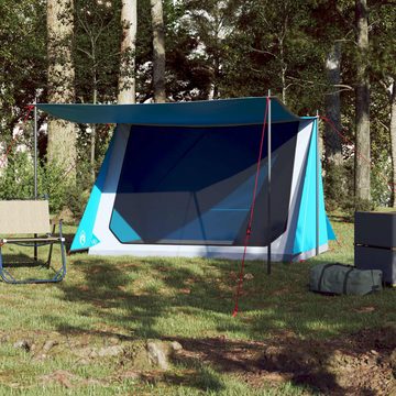 vidaXL Kuppelzelt Campingzelt Zelt Familienzelt Freizeitzelt 2 Personen Blau Wasserfest
