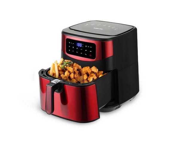 SWISS PRO+ Heißluftfritteuse Airfryer 1450W 5L Heissluftfriteuse ohne Öl, &10L 1800W, 1450 W