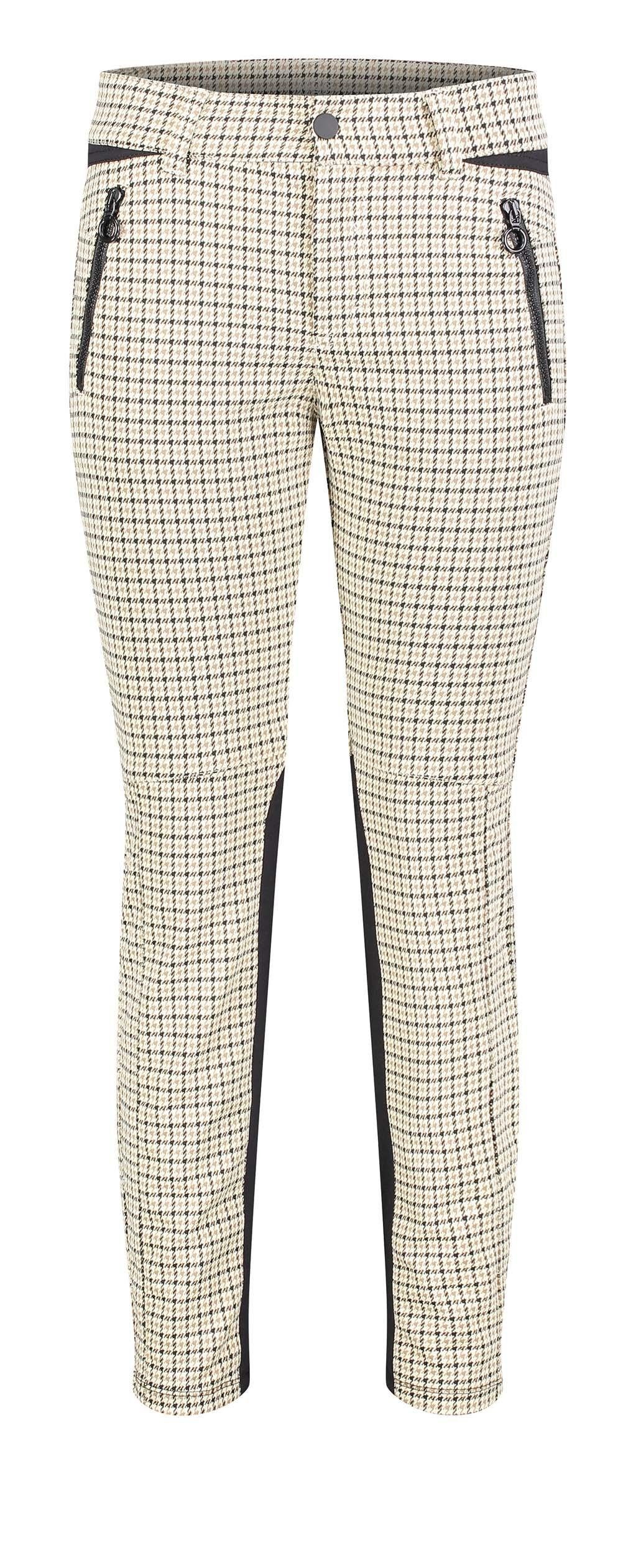 Stretch-Jeans MAC VISION PANTS light pearl white check 5255-00-0172 201K