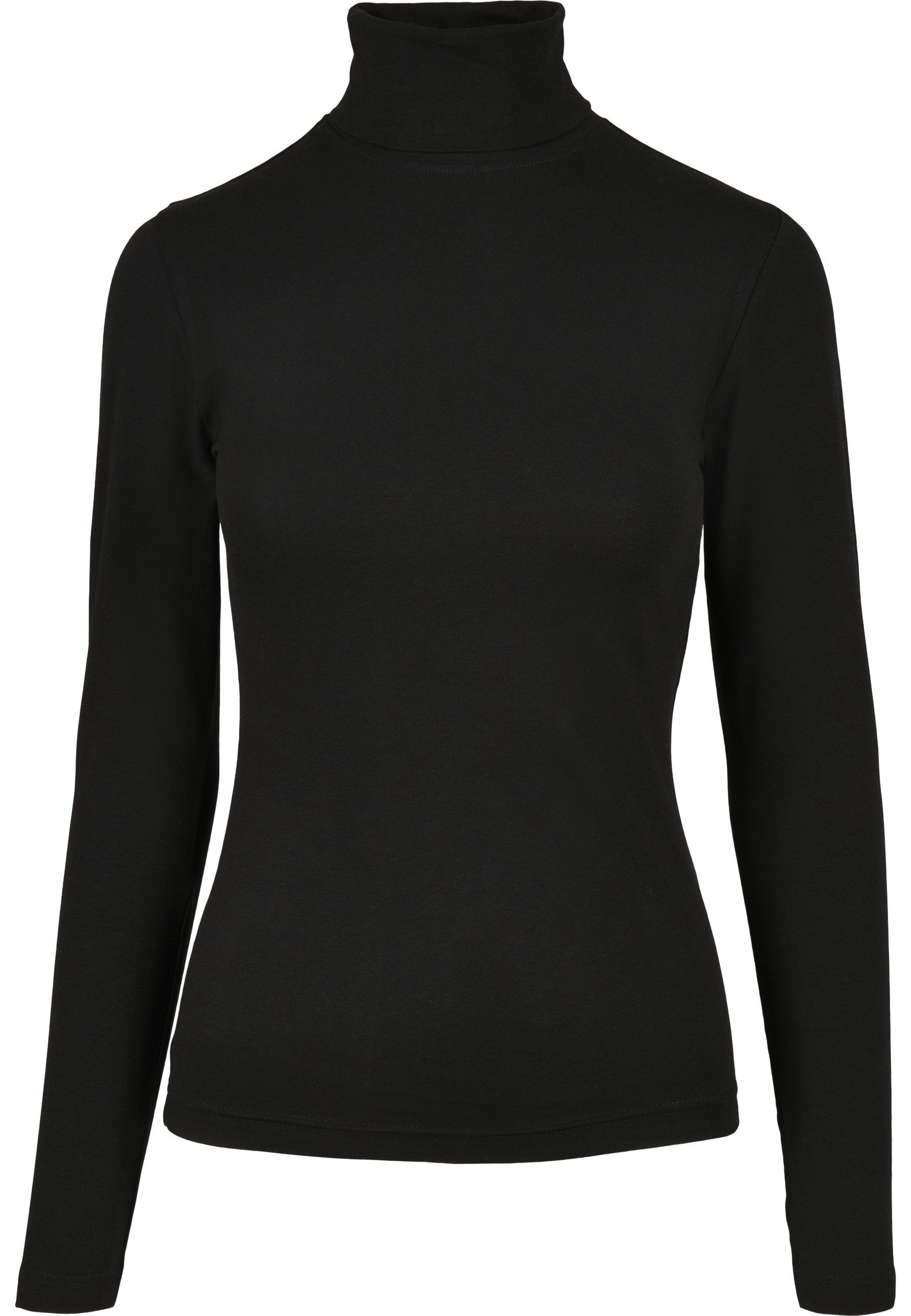 Langarmshirt Urban Classics Damen Ladies Basic Turtleneck L/S
