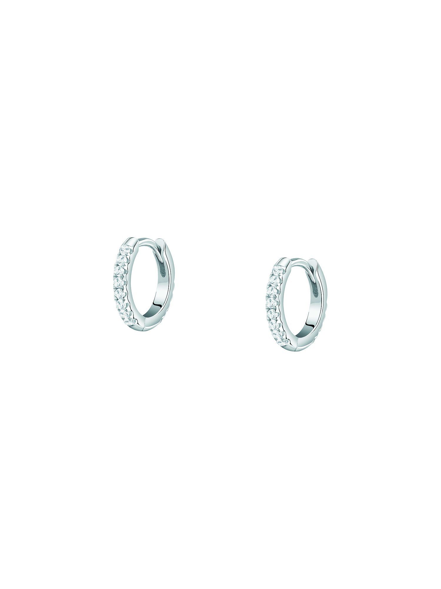 FAVS Paar Серьги-кольца FAVS Damen-Creolen 925er Silber 26 Zirkonia (Paar)