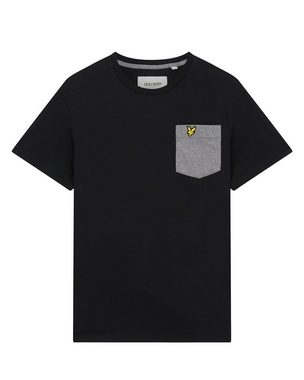 Lyle & Scott T-Shirt LS T-Shirt NOS mit Logostickerei auf der Brust