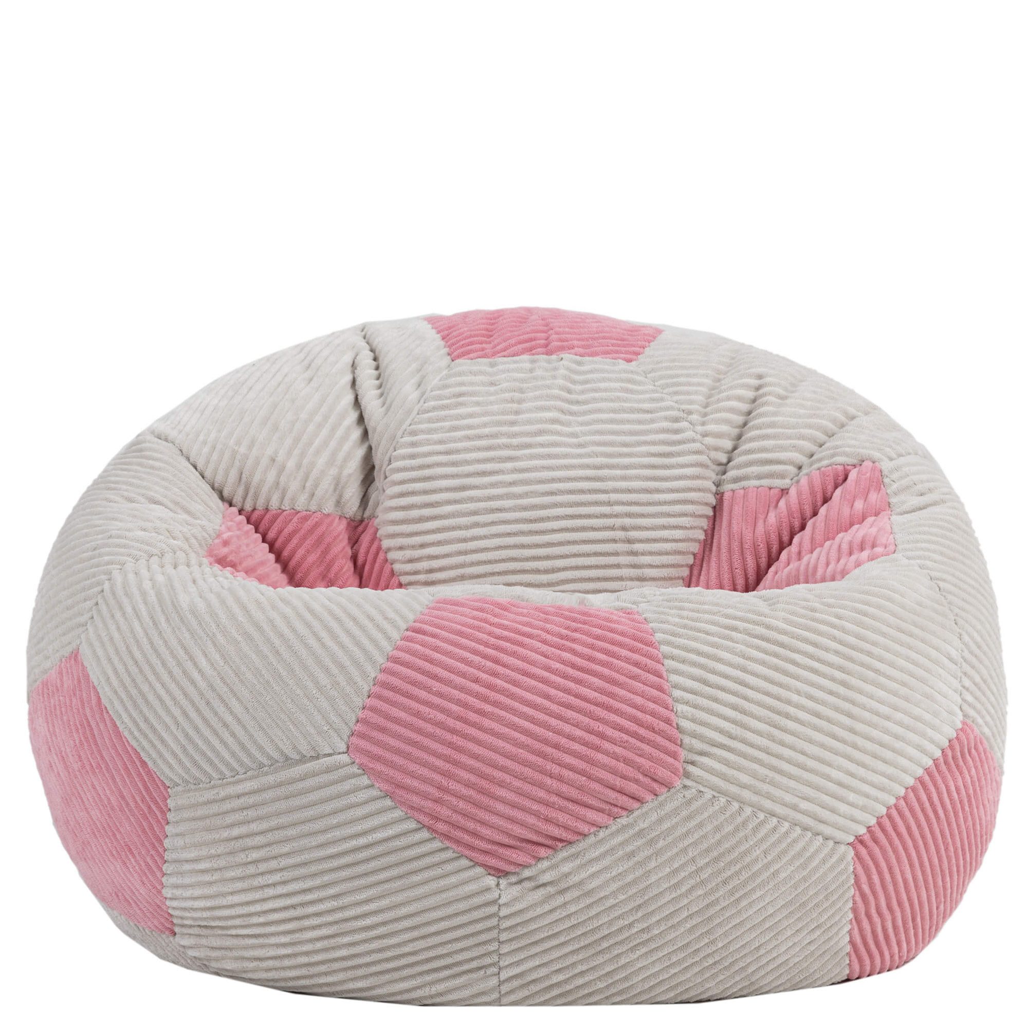 icon Sitzsack Kinder Fußball aus Cord, 76x48cm Made in Germany, für Kinderzimmer