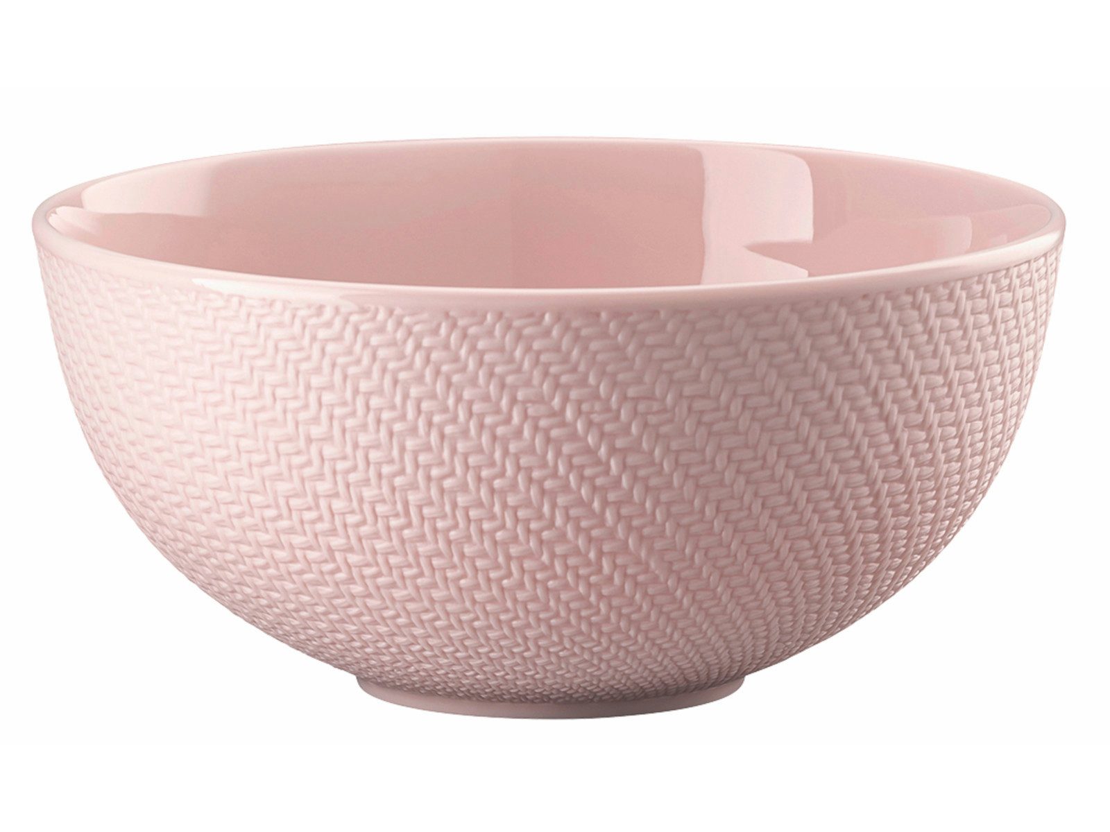 Rosenthal Müslischale Kumi Rose tone Müslischale 15cm, Porzellan, (Müslischalen)