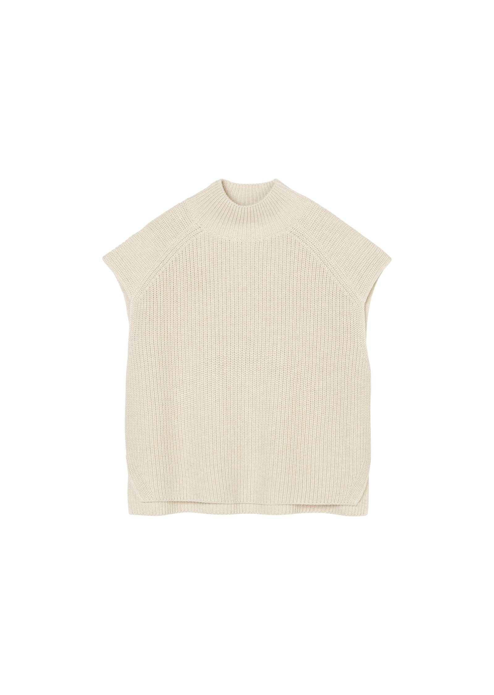 Marc O'Polo Strickpullover aus beige schwerem Baumwolle-Strick