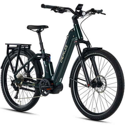 DERUIZ E-Bike Lapis 28 Zoll Ebike sale für Damen und Herren, 10 Gang SHIMANO SHIMANO Deore 11-42Z Schaltwerk, Mittelmotor, 644 Wh Batterie, 48V großer Kapazität, Stadt- und Geländetauglich