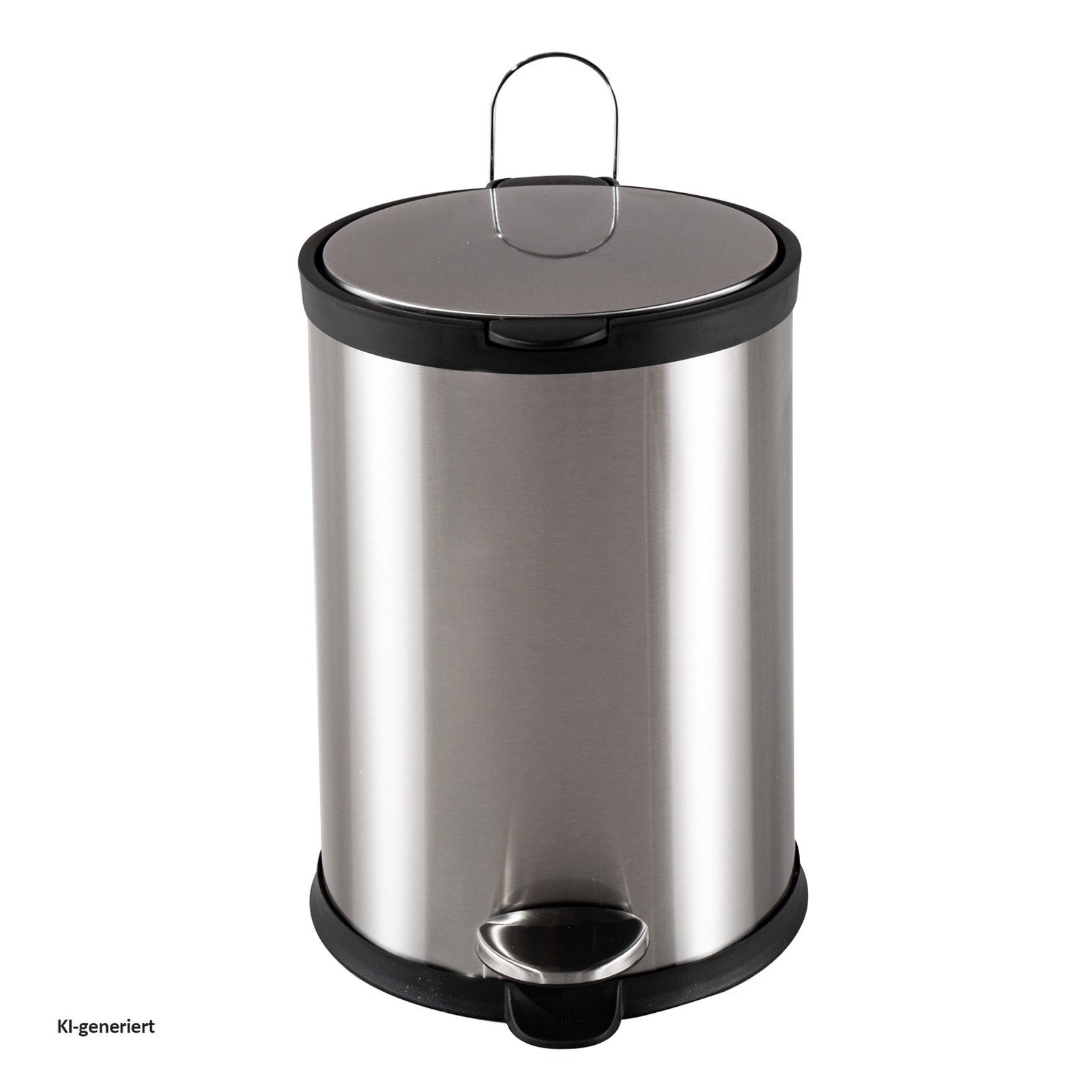 HTI-Living Mülleimer Treteimer Edelstahl Jannik 12 Liter, Mülleimer mit Soft-Close-Deckel