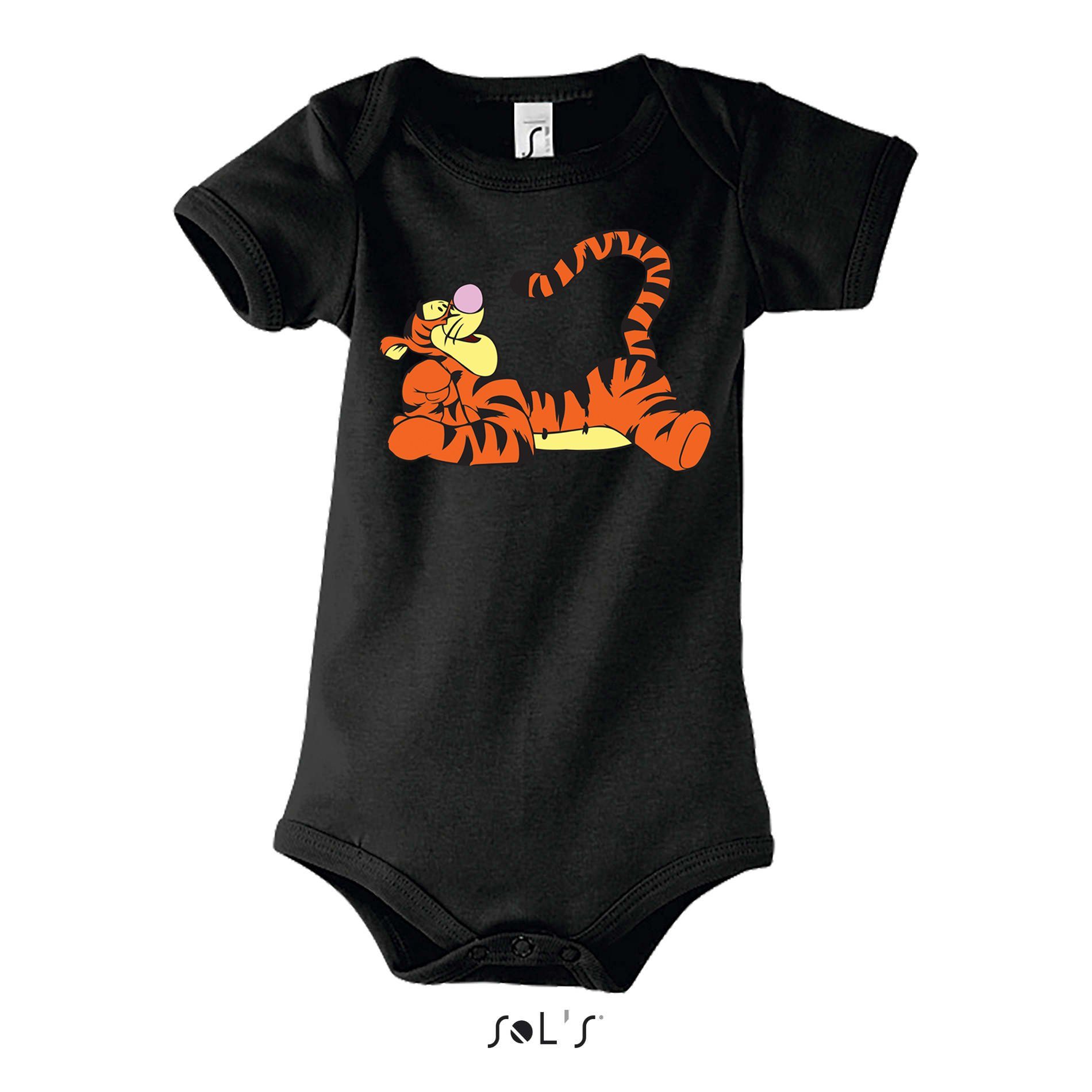 Blondie & Brownie Strampler Kinder Tiger Winnie Puuh mit Druckknopf