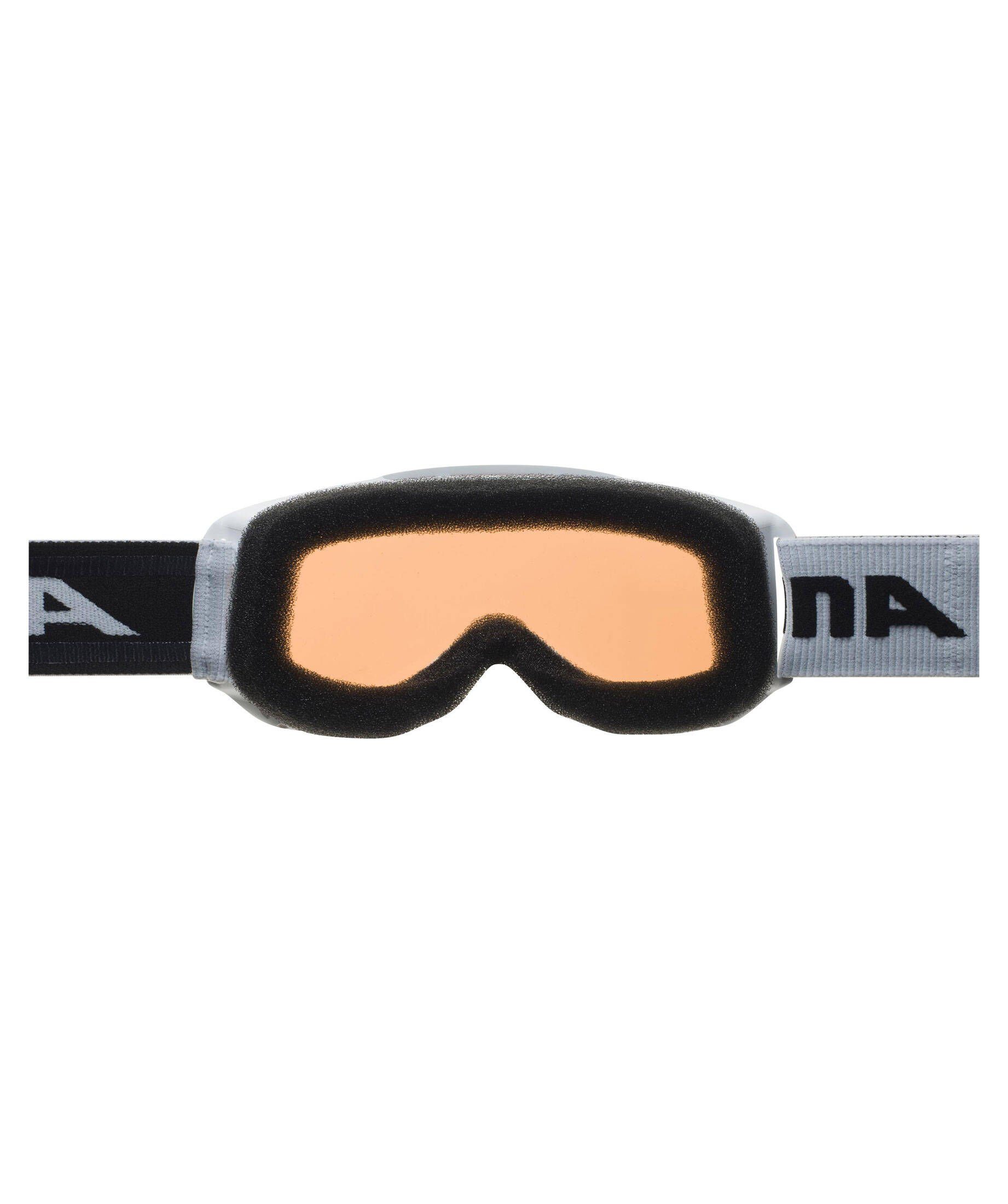 "Piney" Skibrille Skibrille (100) Sports Alpina Kinder weiss