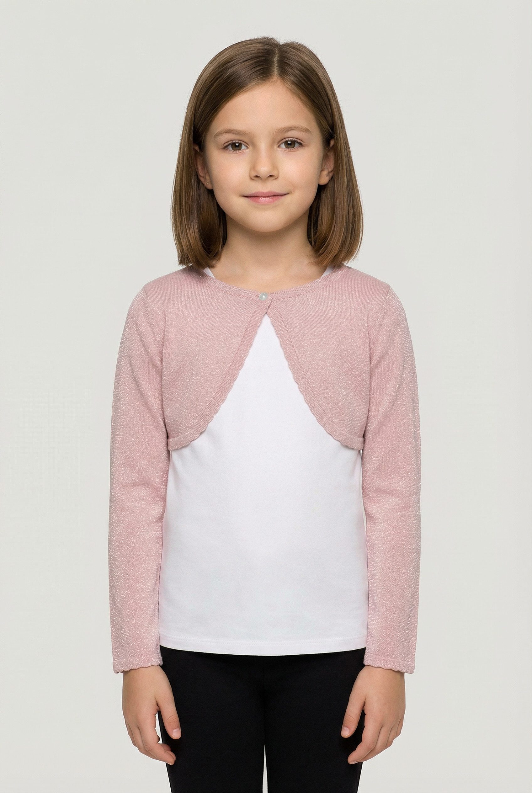 happy girls Bolero im dezenten Glitzerlook und mit gewellten Kanten