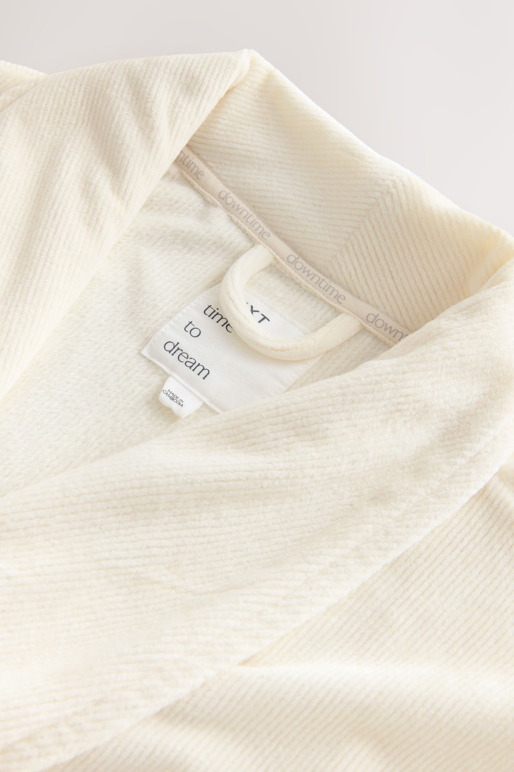 Next Damenbademantel Langer Morgenmantel mit Kordel, günstig online kaufen