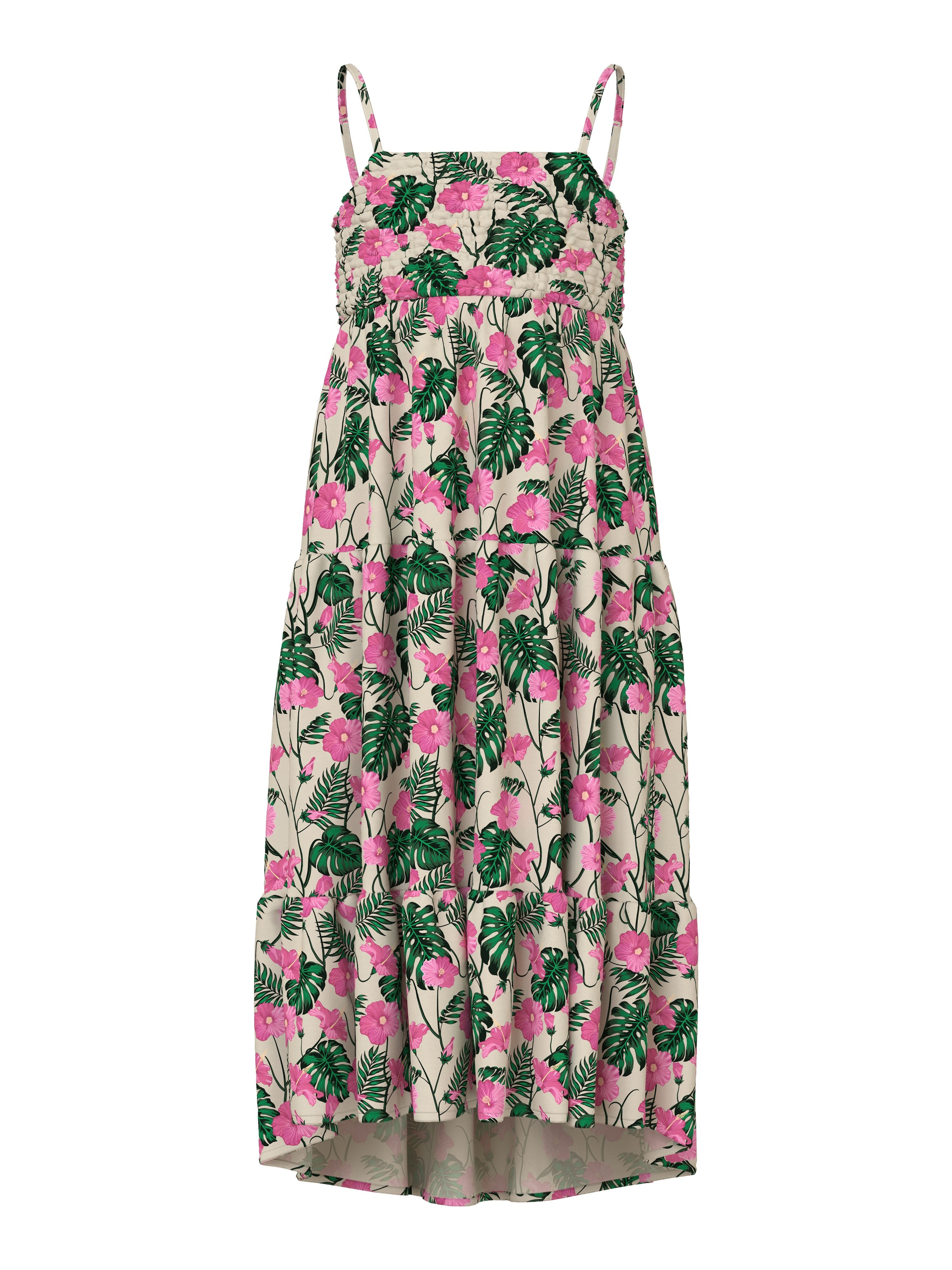 Name It Trägerkleid NKFVINAYA STRAP MAXI DRESS Materialmix, regular fit