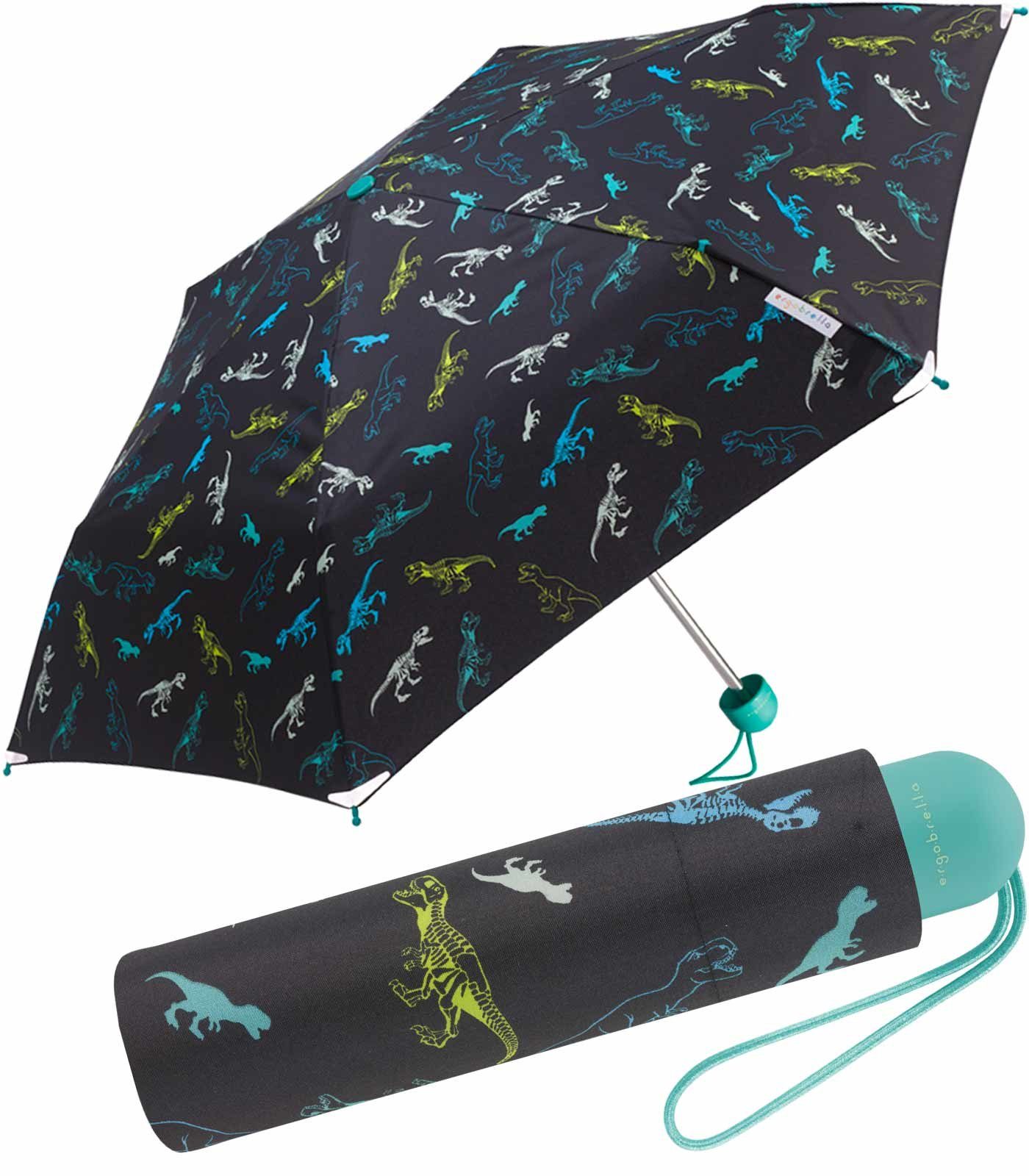 HAPPY Basic bedruckt, Kinderschirm RAIN fantasievoll Taschenregenschirm farbenfroh Mini und reflektierend