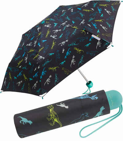 HAPPY RAIN Taschenregenschirm »Mini Kinderschirm Basic reflektierend bedruckt«, farbenfroh und fantasievoll