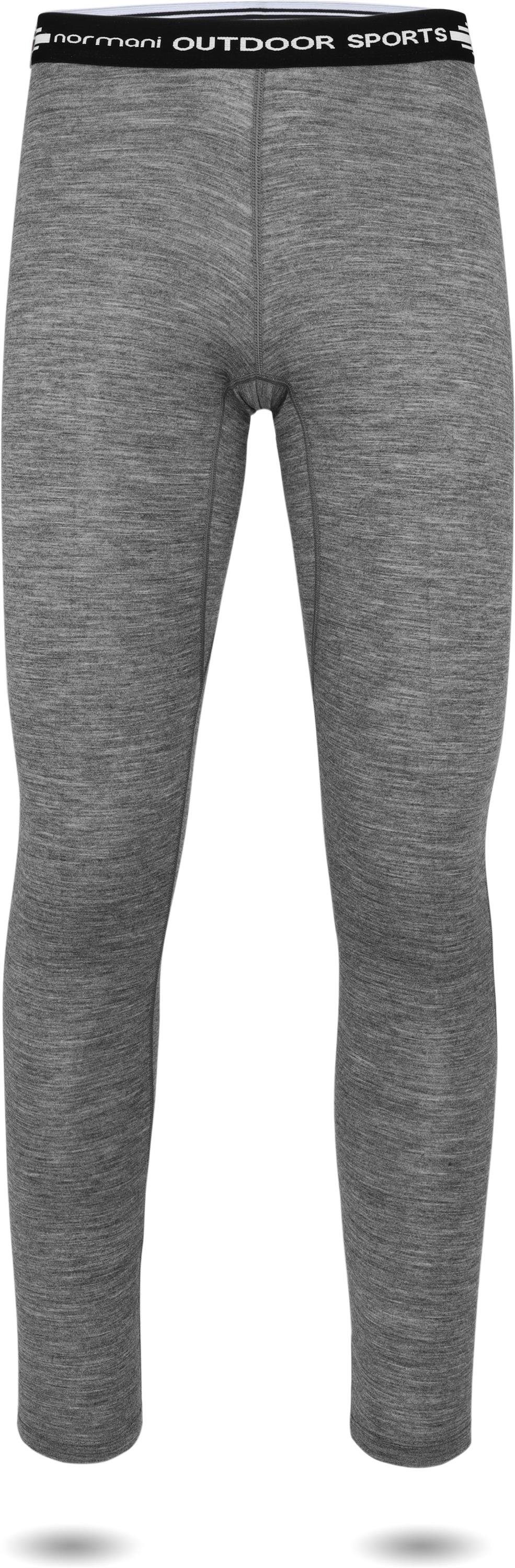 normani Thermounterhose Kinder Merino Unterhose Mackay Unisex Ski-Thermounterhose Funktionshose aus 100 % Bio-Merinowolle