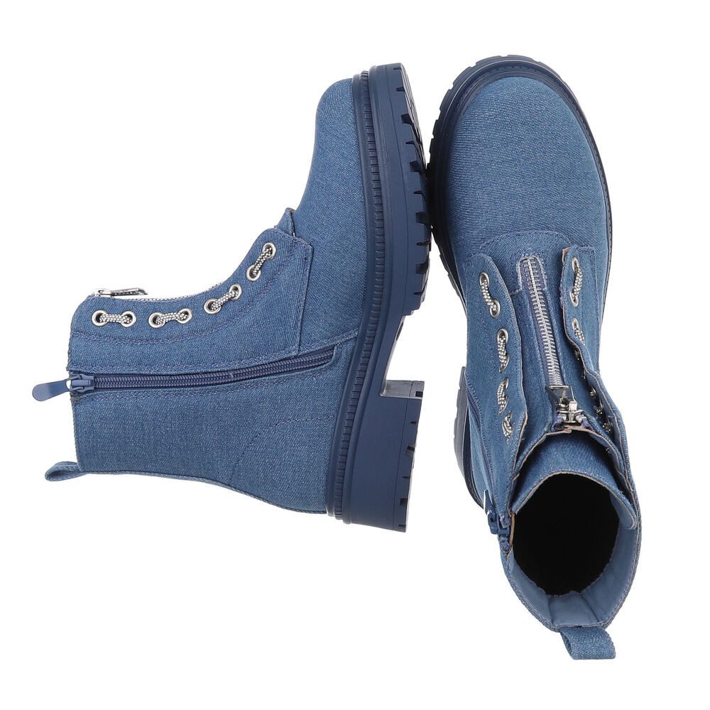 Ital-Design Damen Freizeit Plateaustiefelette (87108868) Blockabsatz günstig online kaufen