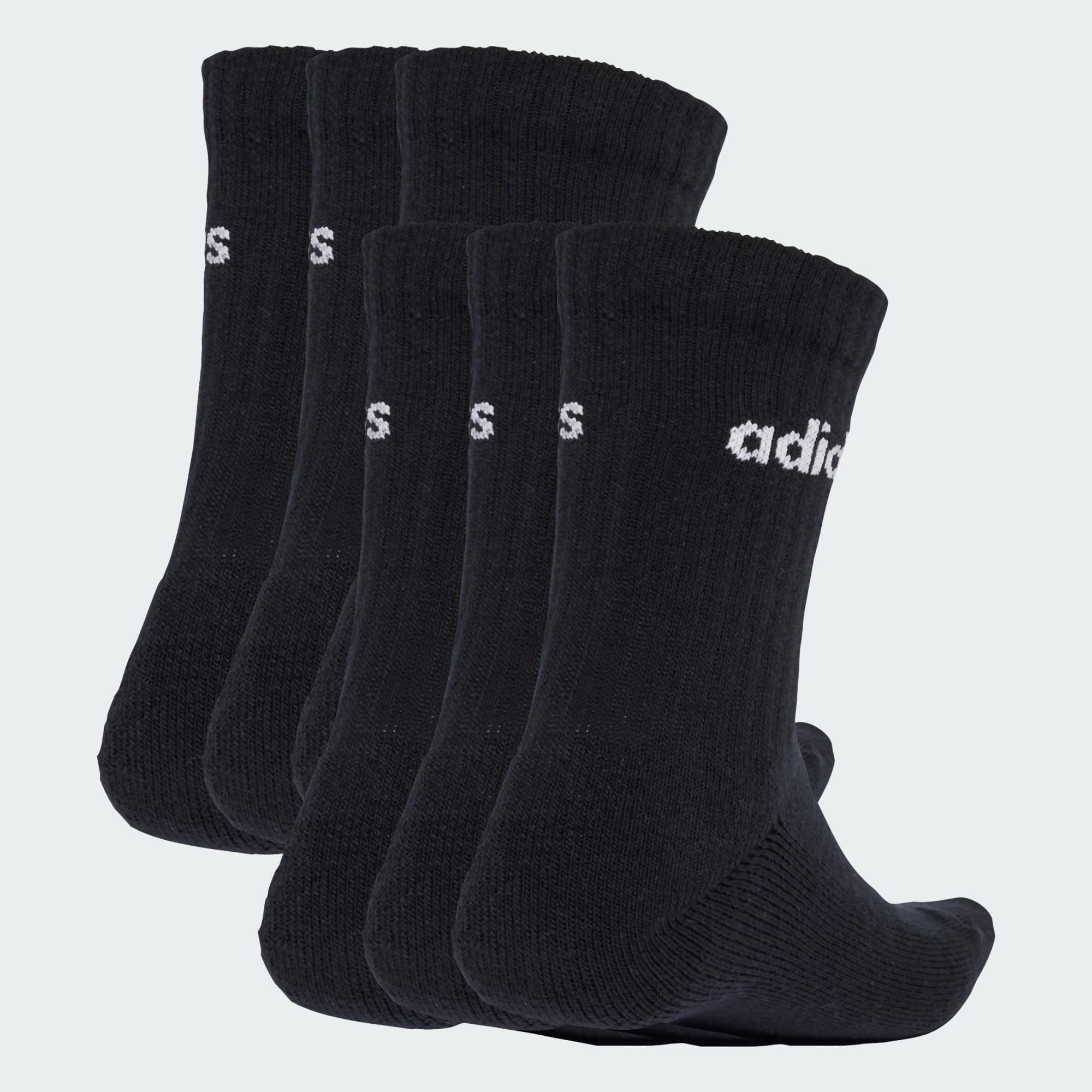 adidas Sportswear Функциональные носки LINEAR GEPOLSTERTE CREW SOCKEN IM 6ER-PACK