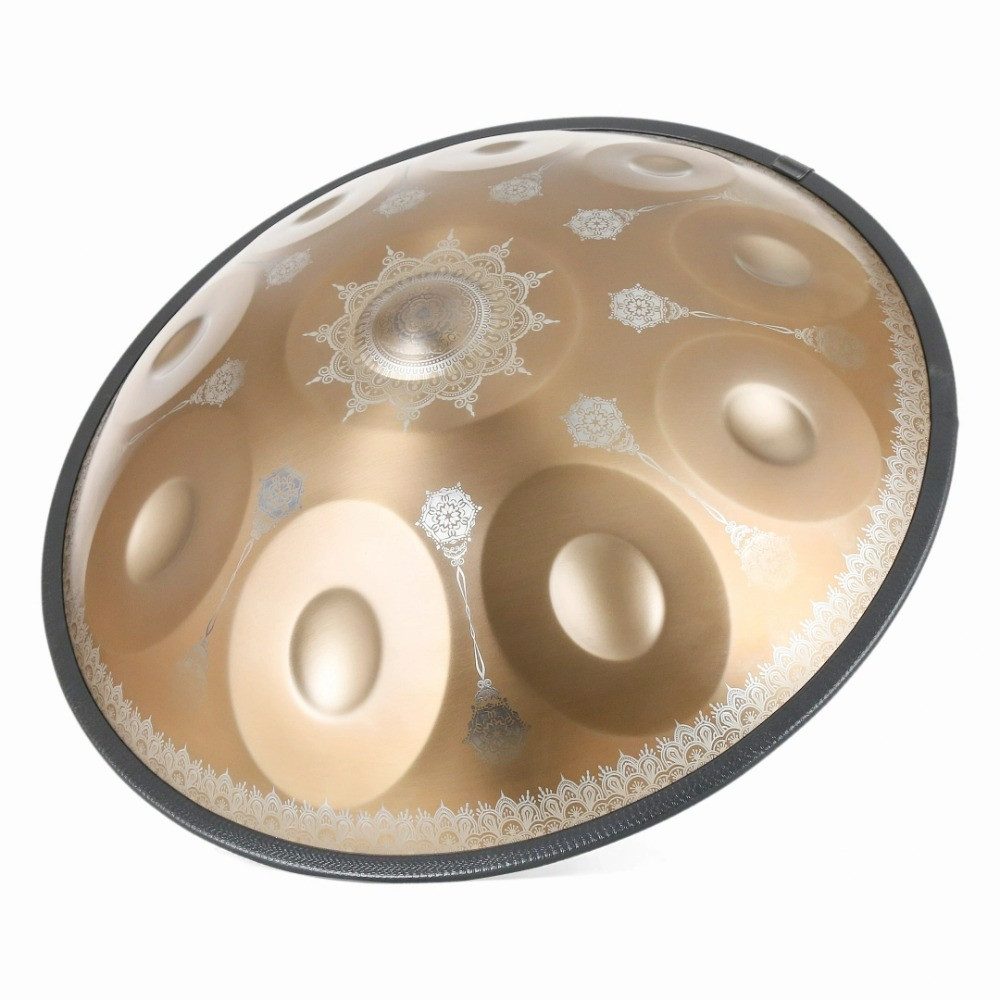 Fine Life Pro Handpan Schwarze Handpan-Trommel mit 10 Tönen