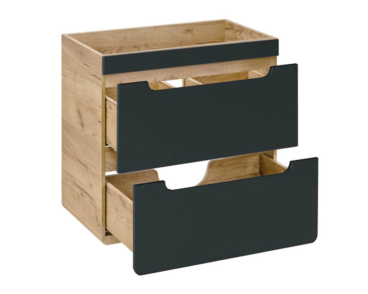 einfachgutemoebel Waschtisch-Set Bad Waschplatz ARUBA black günstig online kaufen