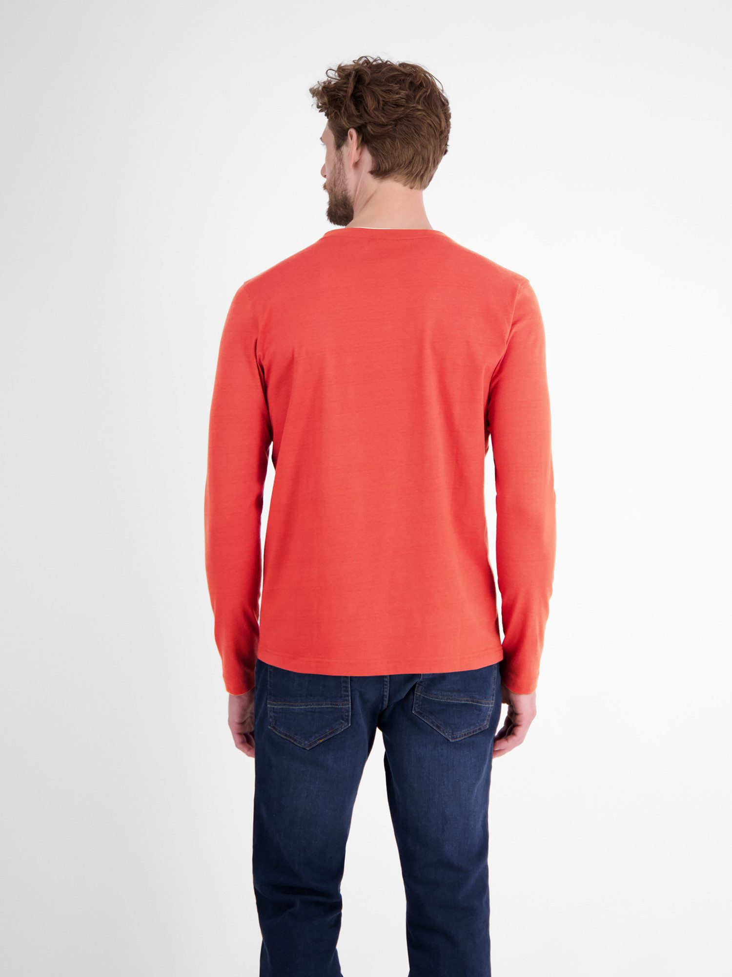 LERROS Sweatshirt LERROS Serafino-Langarmshirt für Herren günstig online kaufen