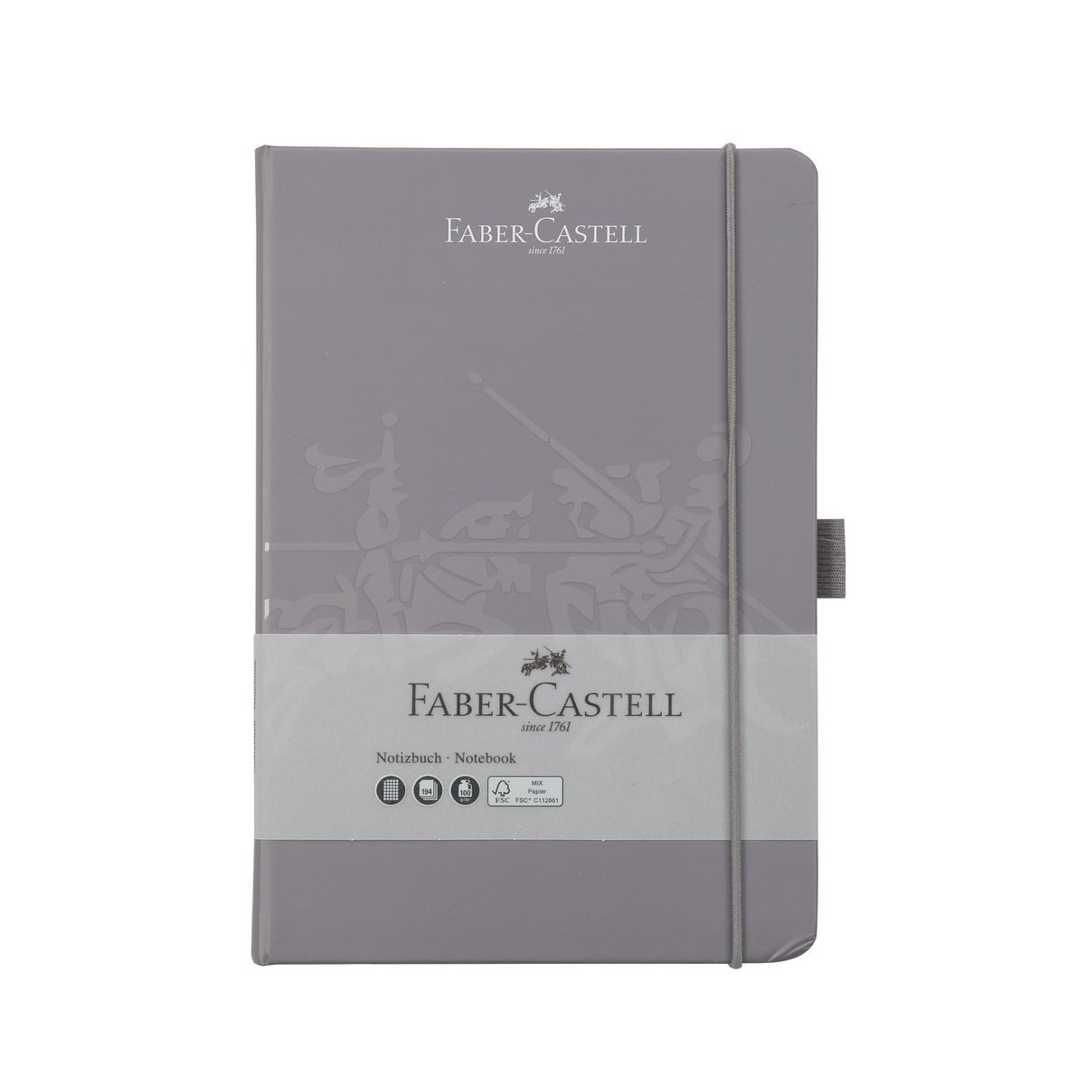 Faber-Castell Notizbuch FABER-CASTELL Notizbuch dunkelgrau 145x210mm