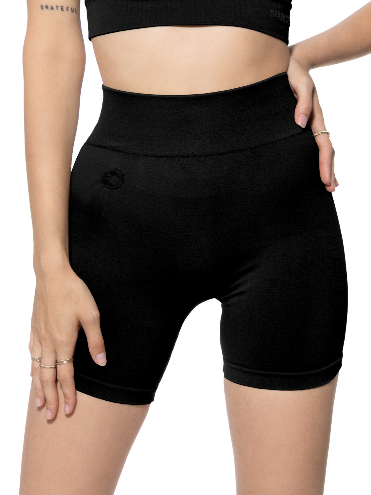 Stark Soul® Trainingsshorts Seamless kurze Leggings OPAQUE in Unifarben