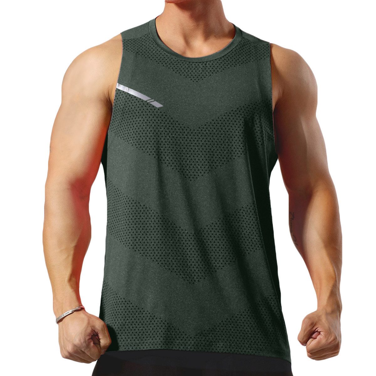 Allthemen Tanktop (3er-Pack) 3er Pack Herren Schnelltrocknendes Fitness Shi günstig online kaufen