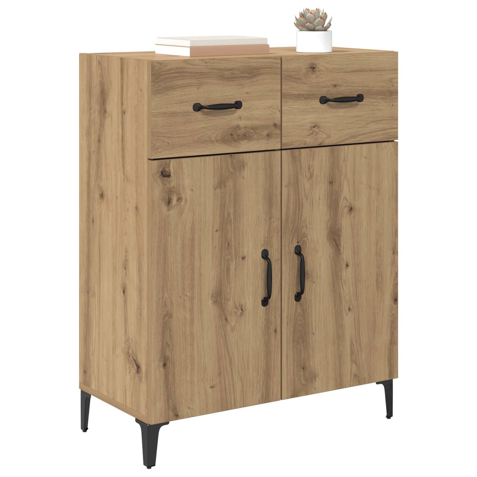 vidaXL Sideboard Sideboard Artisan-Eiche 69,5 x 34 x 90 cm Holzwerkstoff (1 St)