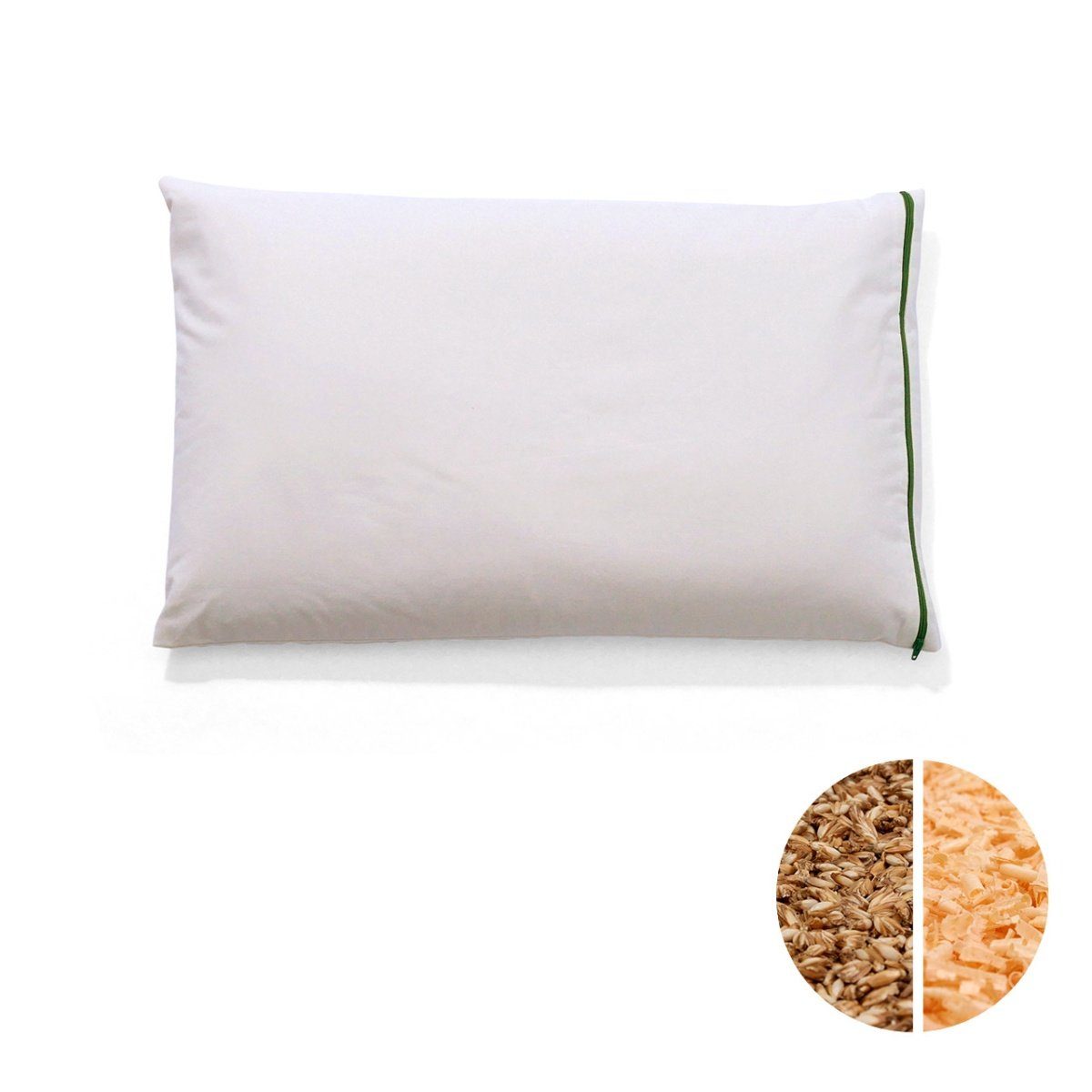 mudis Dinkelkörnerkissen, Füllung: Dinkelspelzen und Zirbenholz, Bezug: Bio Baumwolle, Seitenschläfer, Rückenschläfer, Bauchschläfer, Füllung variabel